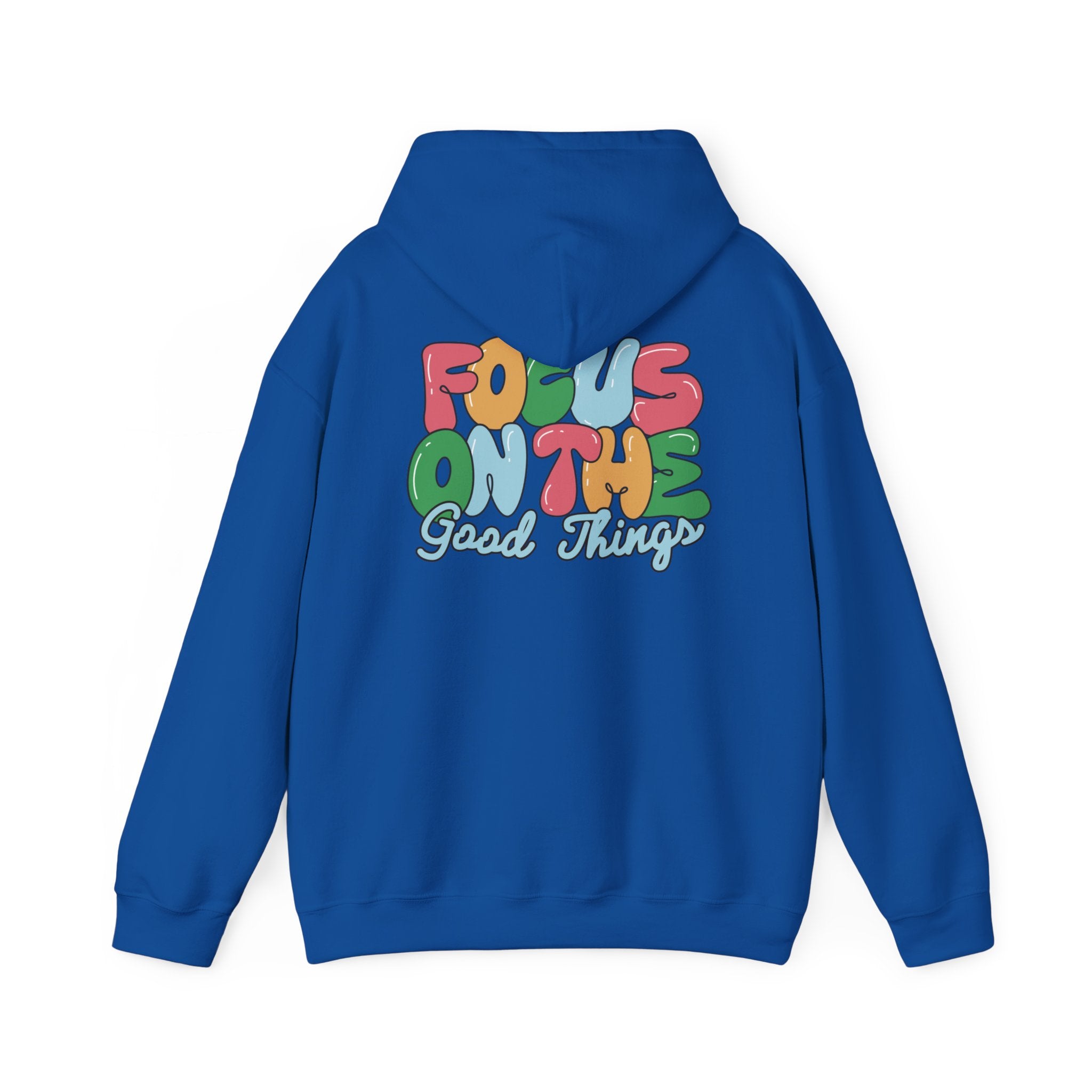 Positive Vibes Hoodie - Unisex Heavy Blend Sweatshirt, Motivational Clothing, Casual Wear, Gift for Friends, Inspirational Outfit