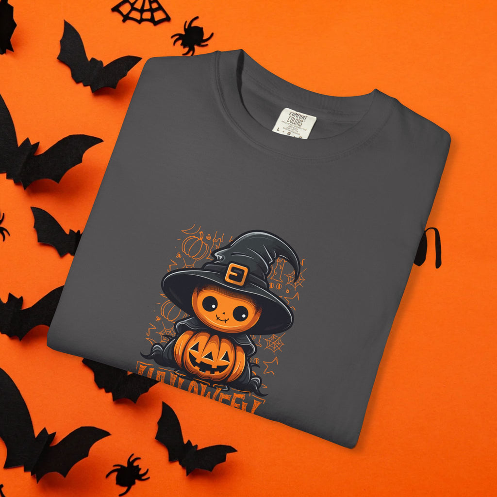 Halloween Hexe Kürbis Unisex T-Shirt, Gruseliges Shirt, Herbstbekleidung, Halloween Kostüm T-Shirt, Geschenk für Halloween Liebhaber