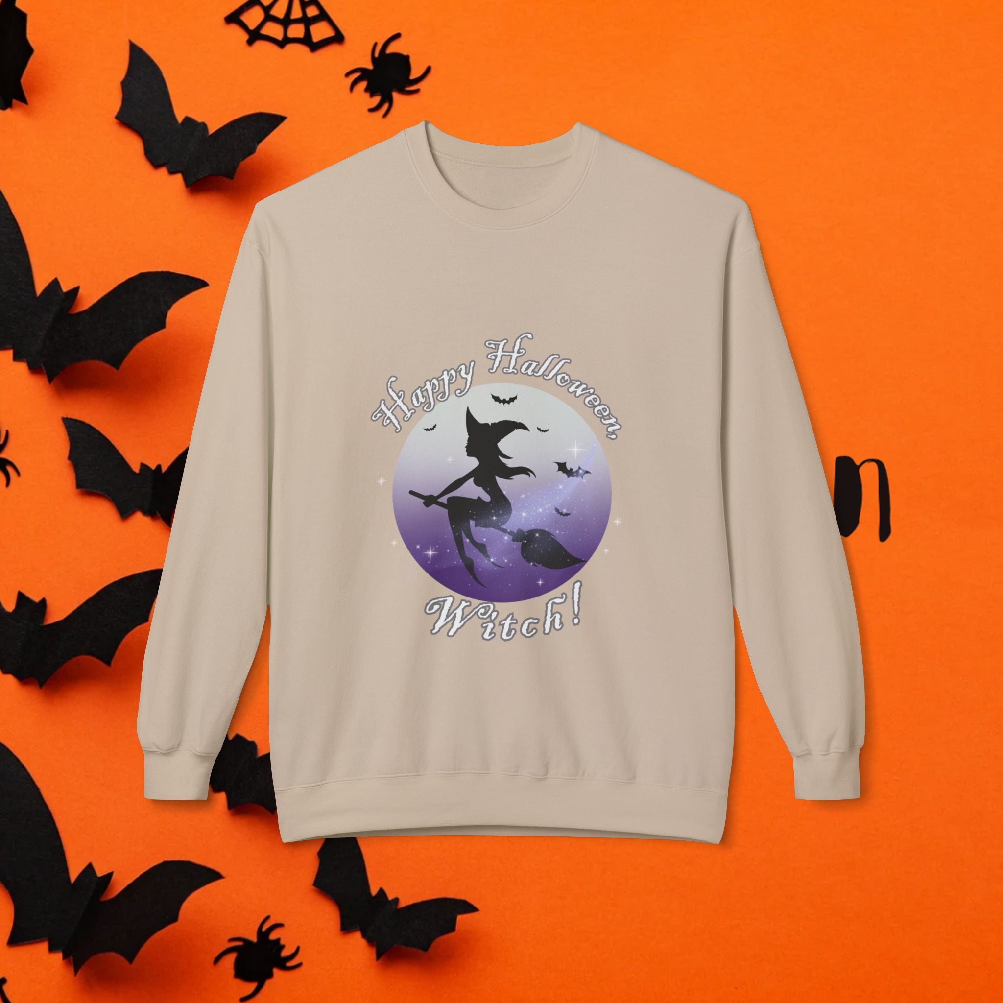 Halloween Witch Sweatshirt - Cozy Unisex Crewneck for Spooky Season, Perfect for Costumes, Trick-or-Treating, Halloween Parties, Fall [...]