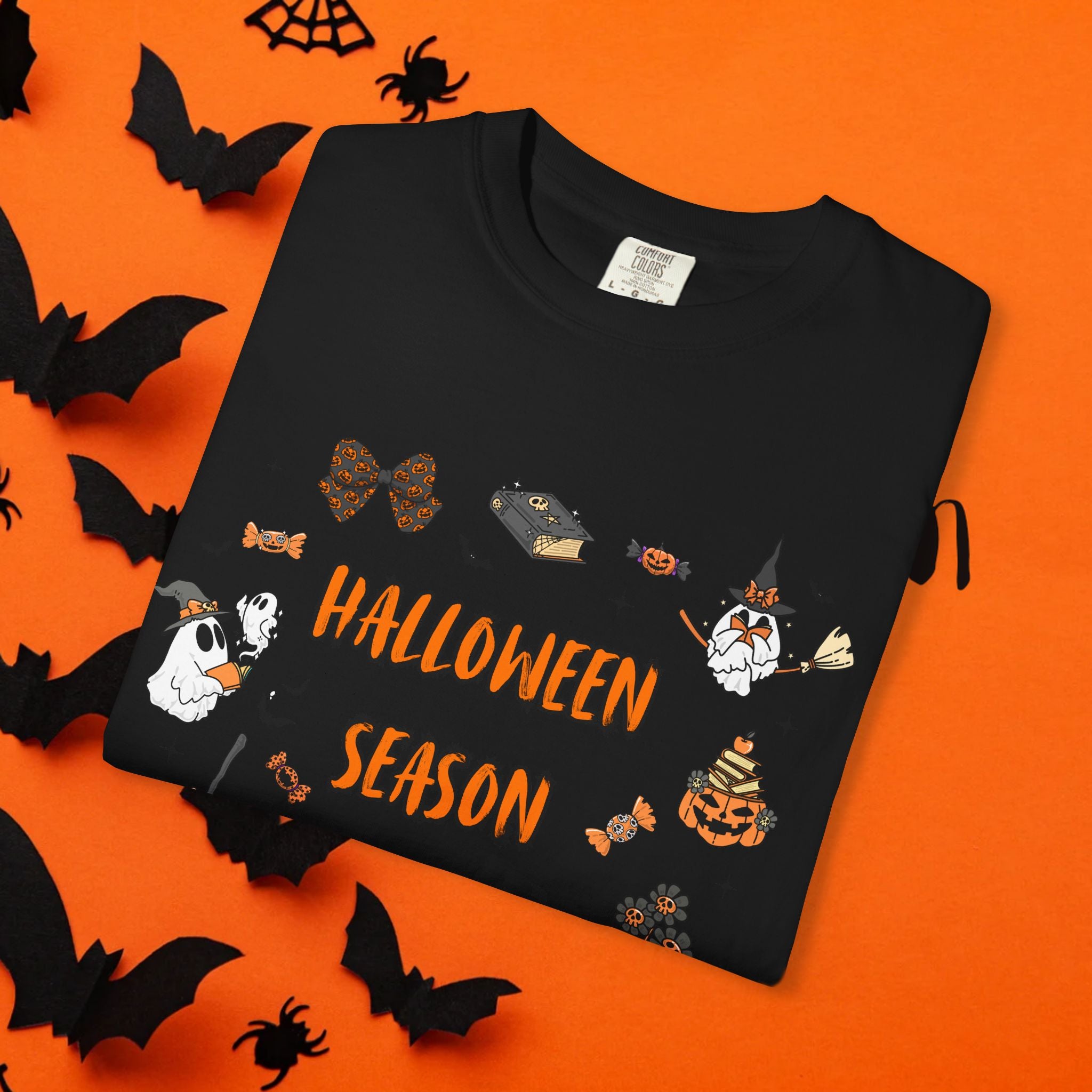 Unisex-T-Shirt für die Halloween-Saison, gruseliges Shirt für Halloween, Herbstmode, „Süßes oder Saures“-T-Shirt, lustiges Kostüm-Top, perfekt für Halloween [...]