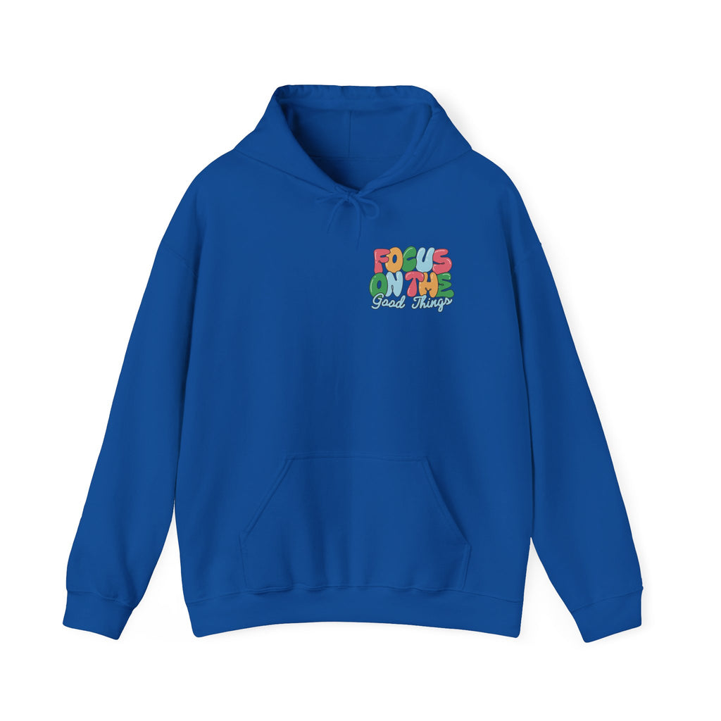 Positive Vibes Hoodie - Unisex Heavy Blend Sweatshirt, Motivational Clothing, Casual Wear, Gift for Friends, Inspirational Outfit