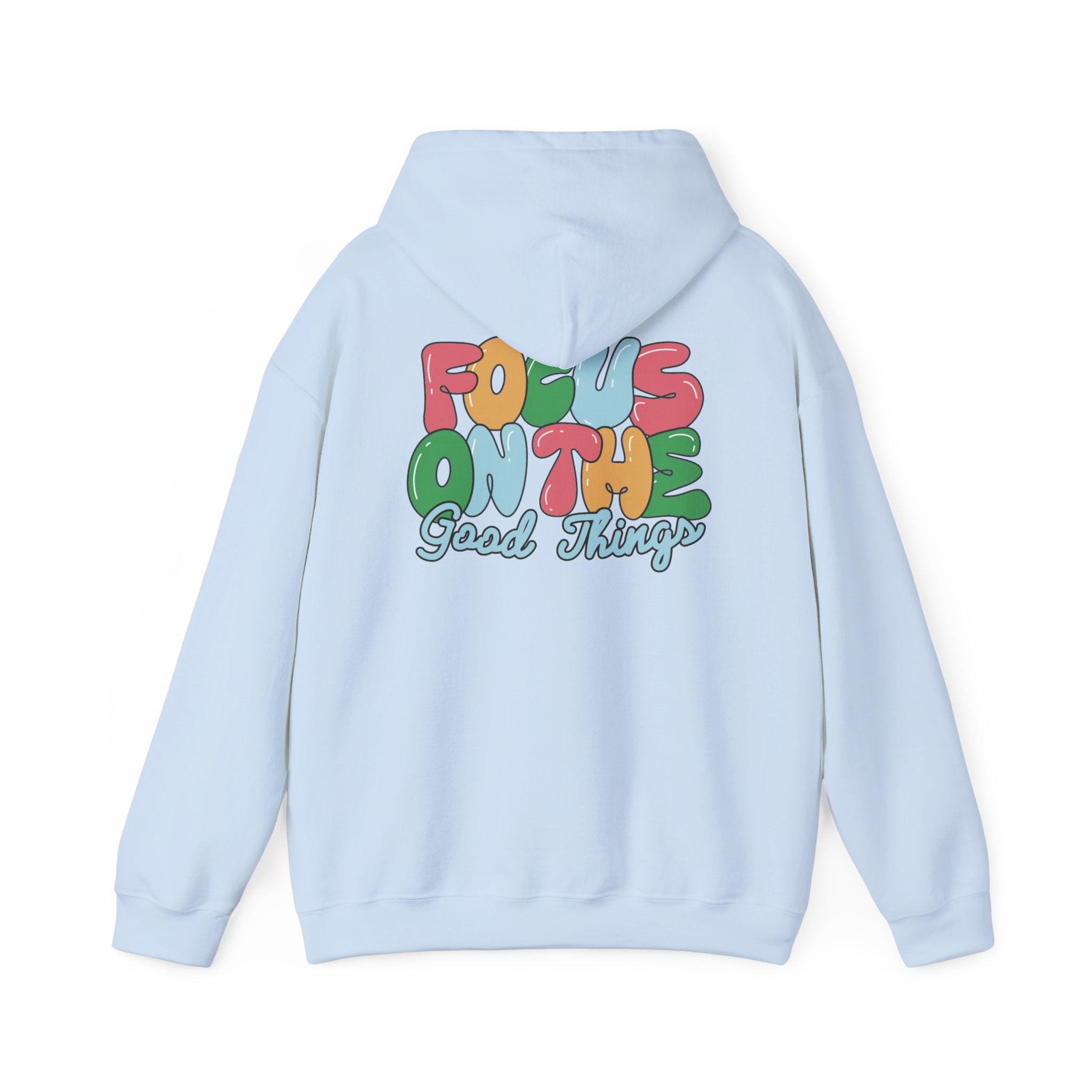 Positive Vibes Hoodie - Unisex Heavy Blend Sweatshirt, Motivational Clothing, Casual Wear, Gift for Friends, Inspirational Outfit