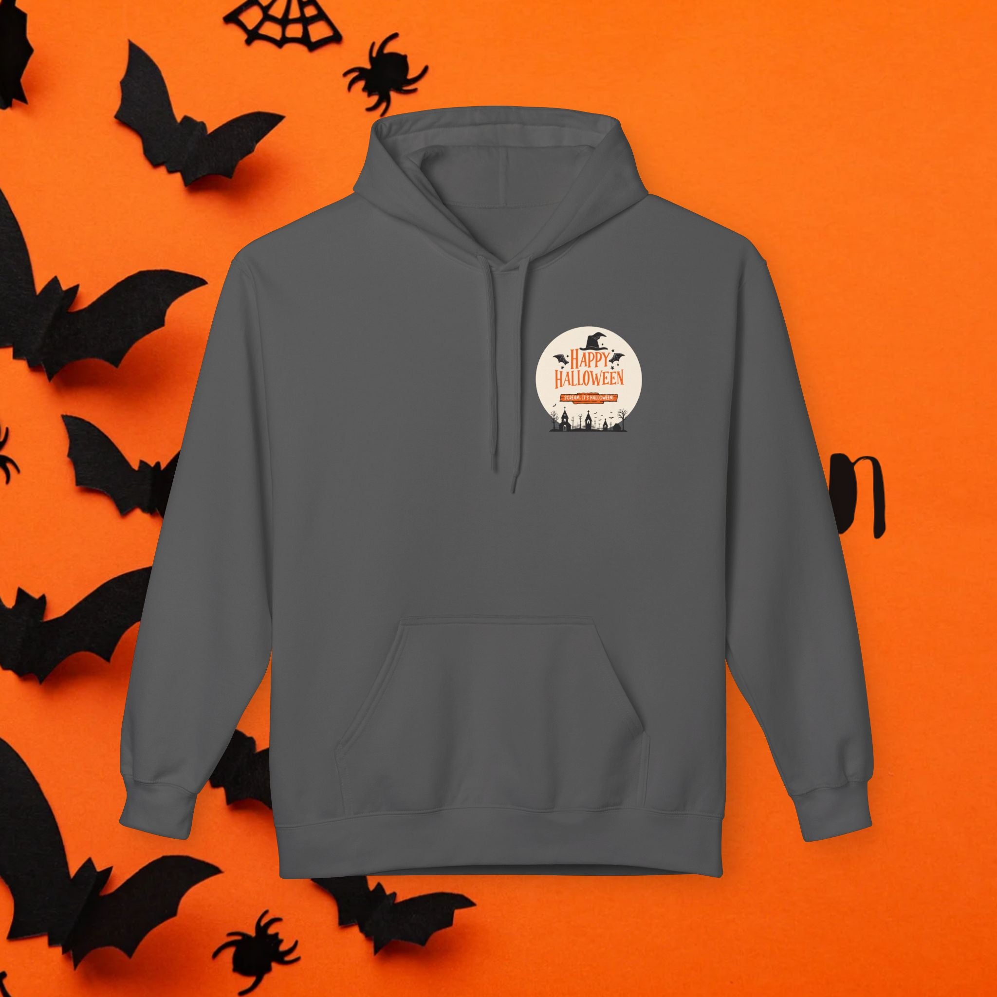 Halloween Party Unisex Fleece Hoodie, Cozy Halloween Sweatshirt, Unisex Costume Hoodie, Spooky Apparel, Fall Celebration Clothing