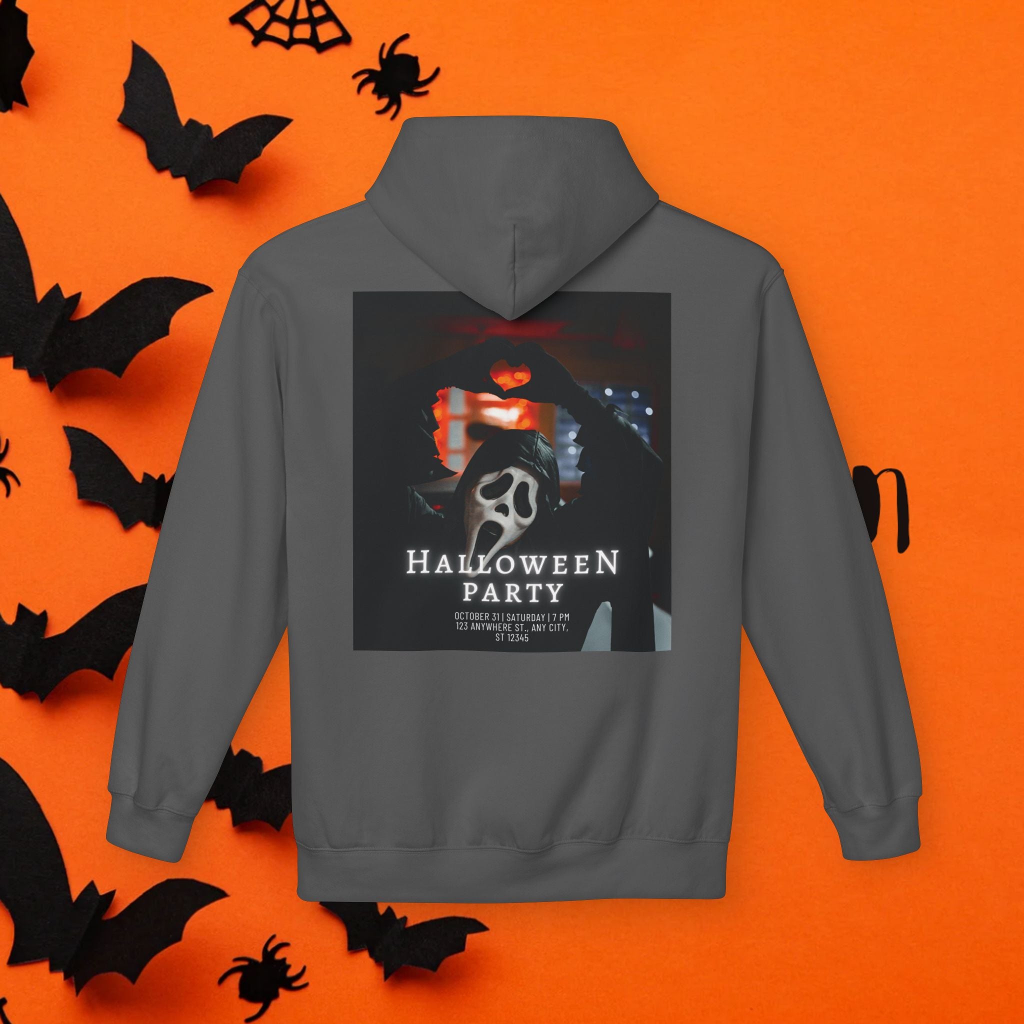 Halloween Party Unisex Fleece Hoodie, Cozy Halloween Sweatshirt, Unisex Costume Hoodie, Spooky Apparel, Fall Celebration Clothing