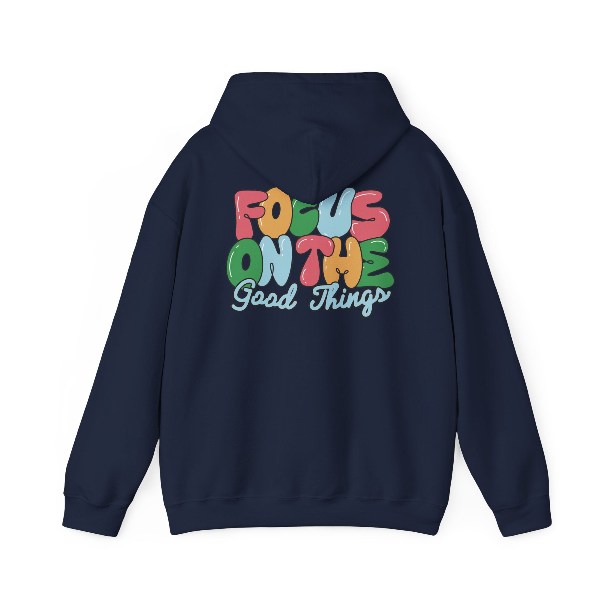 Positive Vibes Hoodie - Unisex Heavy Blend Sweatshirt, Motivational Clothing, Casual Wear, Gift for Friends, Inspirational Outfit