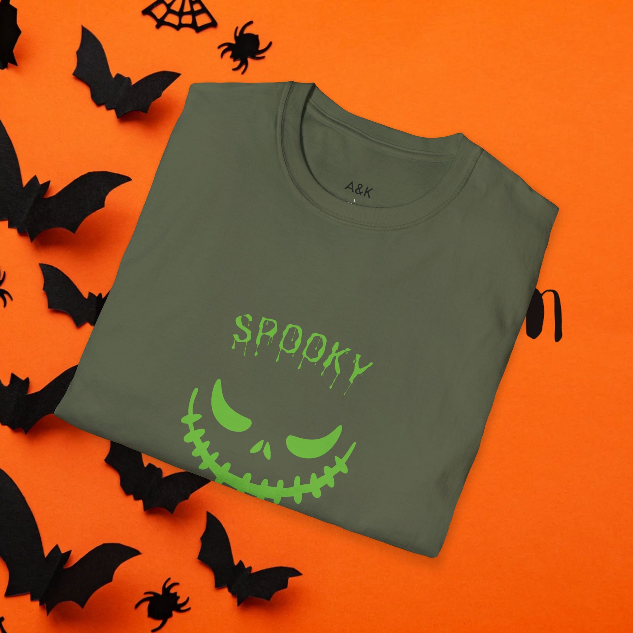 Halloween Spooky T-Shirt for Unisex, Perfect for Costumes, Fall Parties, Trick-or-Treating, October Celebrations