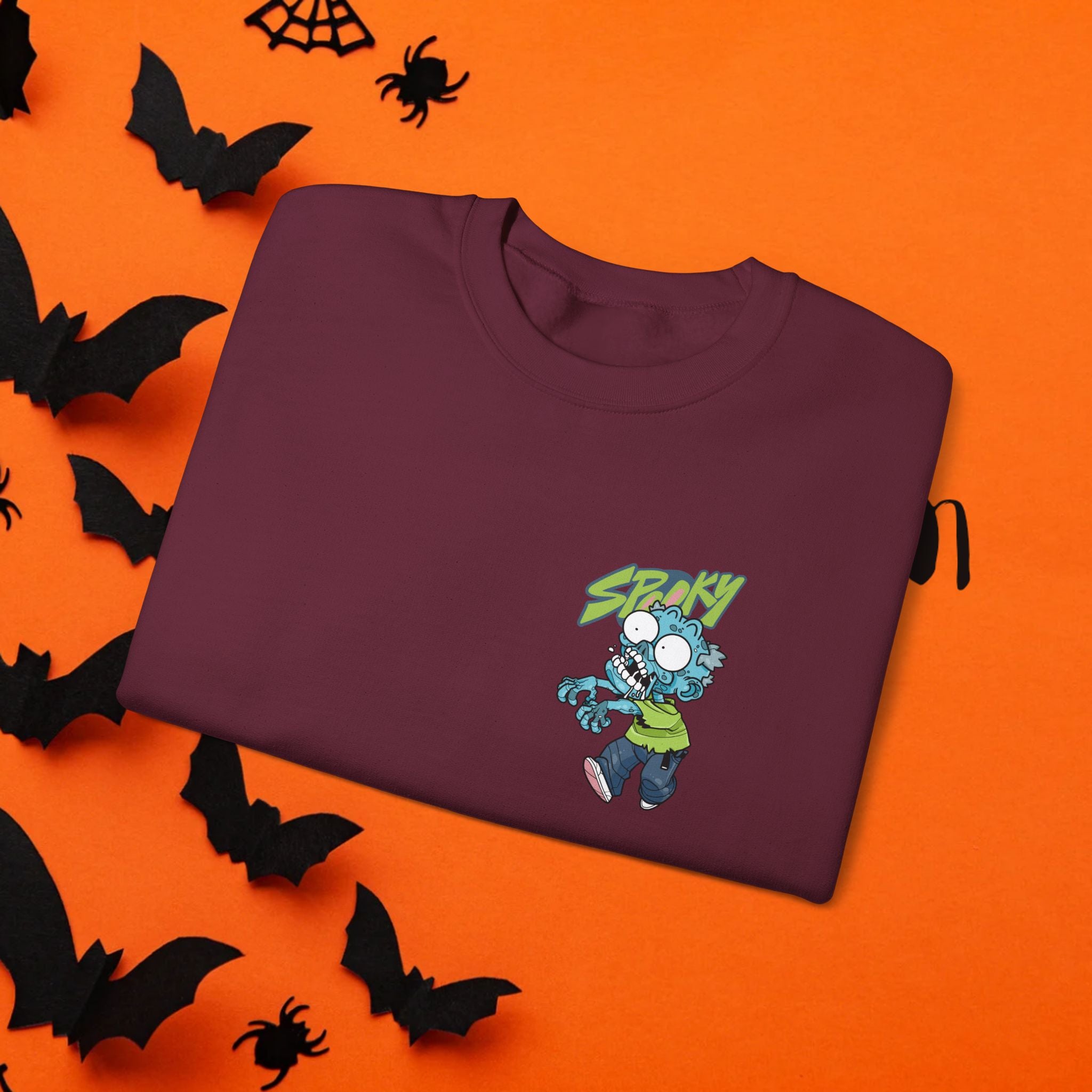 Spooky Graphic Crewneck Sweatshirt