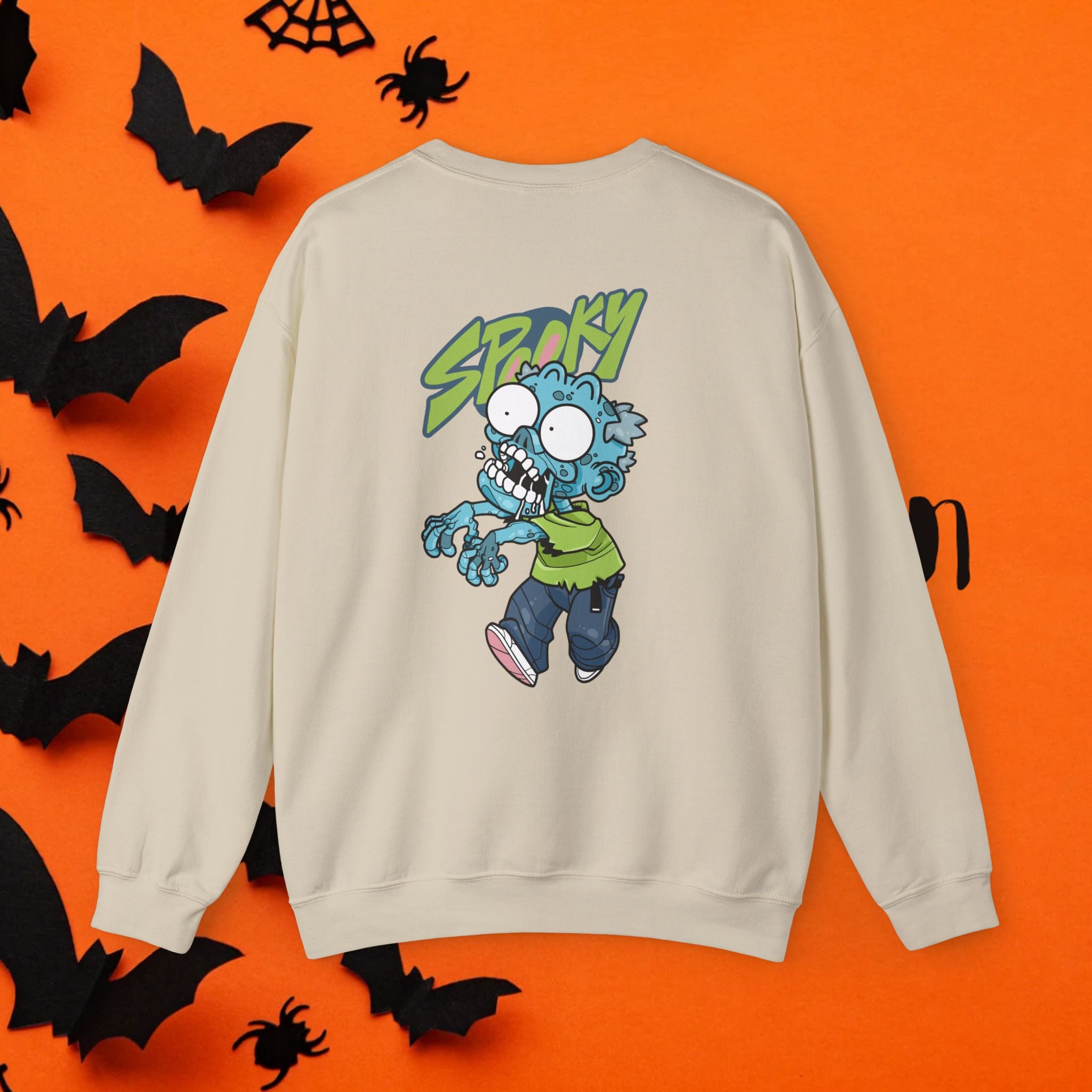 Spooky Graphic Crewneck Sweatshirt