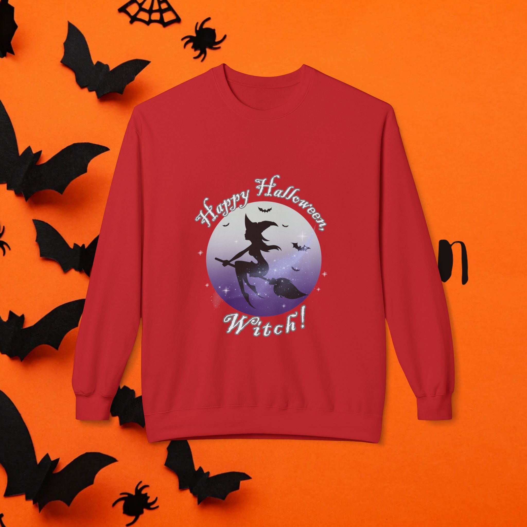 Halloween Witch Sweatshirt - Cozy Unisex Crewneck for Spooky Season, Perfect for Costumes, Trick-or-Treating, Halloween Parties, Fall [...]
