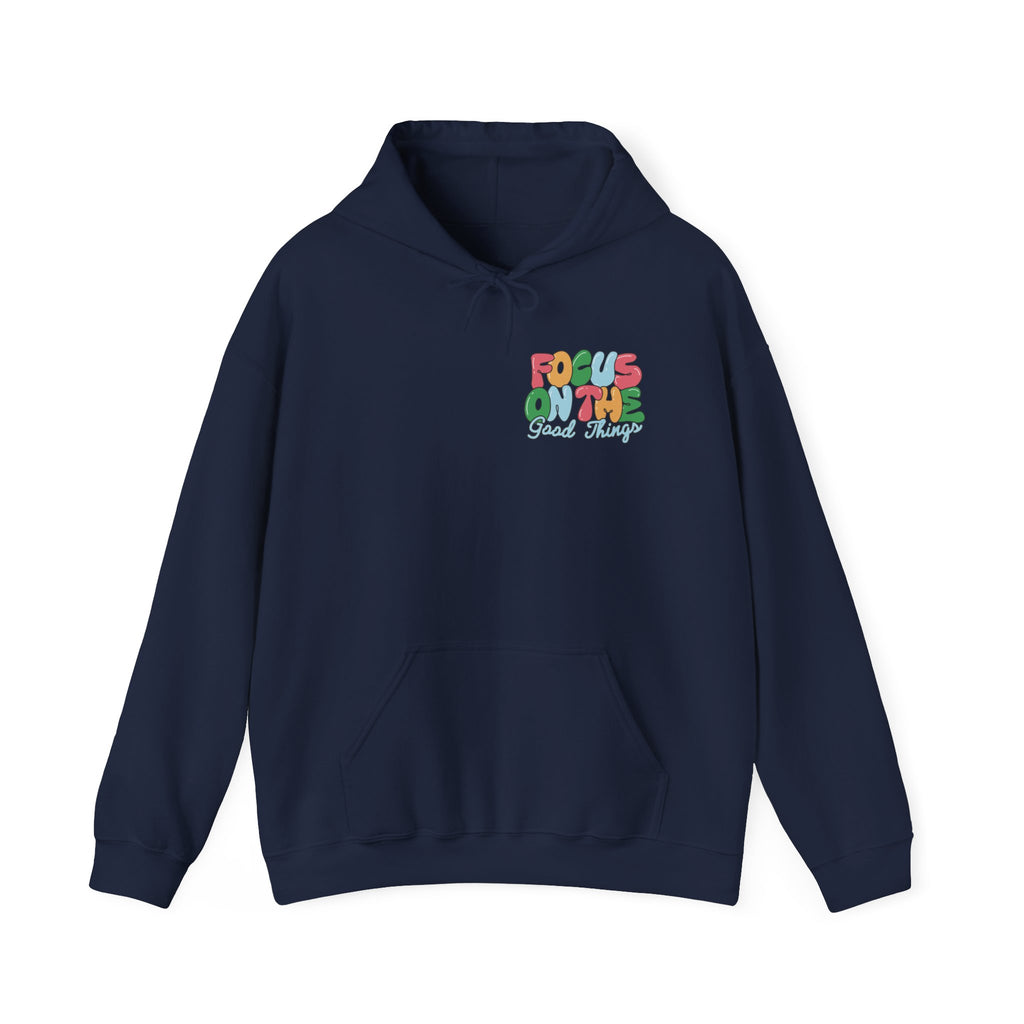 Positive Vibes Hoodie - Unisex Heavy Blend Sweatshirt, Motivational Clothing, Casual Wear, Gift for Friends, Inspirational Outfit