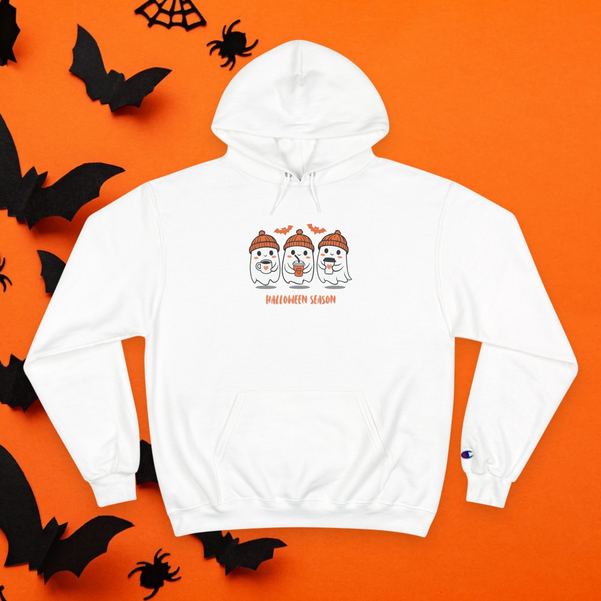 Halloween Season Hoodie-Unäsex Kapuzenpullover mit Geistern