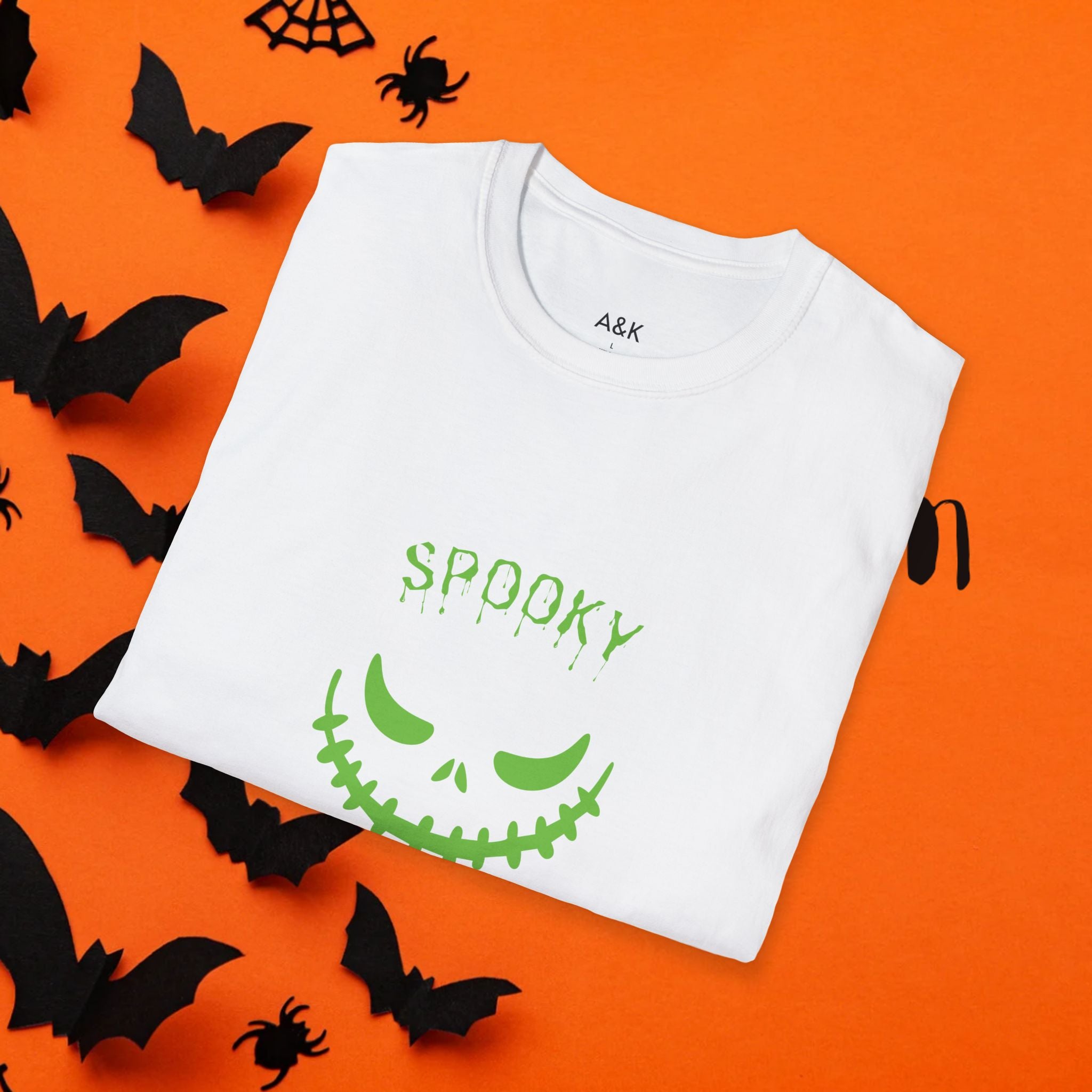Halloween Spooky T-Shirt for Unisex, Perfect for Costumes, Fall Parties, Trick-or-Treating, October Celebrations