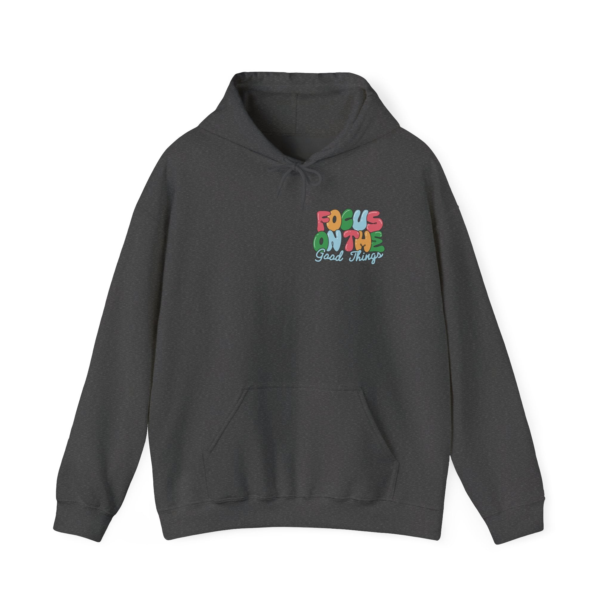 Positive Vibes Hoodie - Unisex Heavy Blend Sweatshirt, Motivational Clothing, Casual Wear, Gift for Friends, Inspirational Outfit