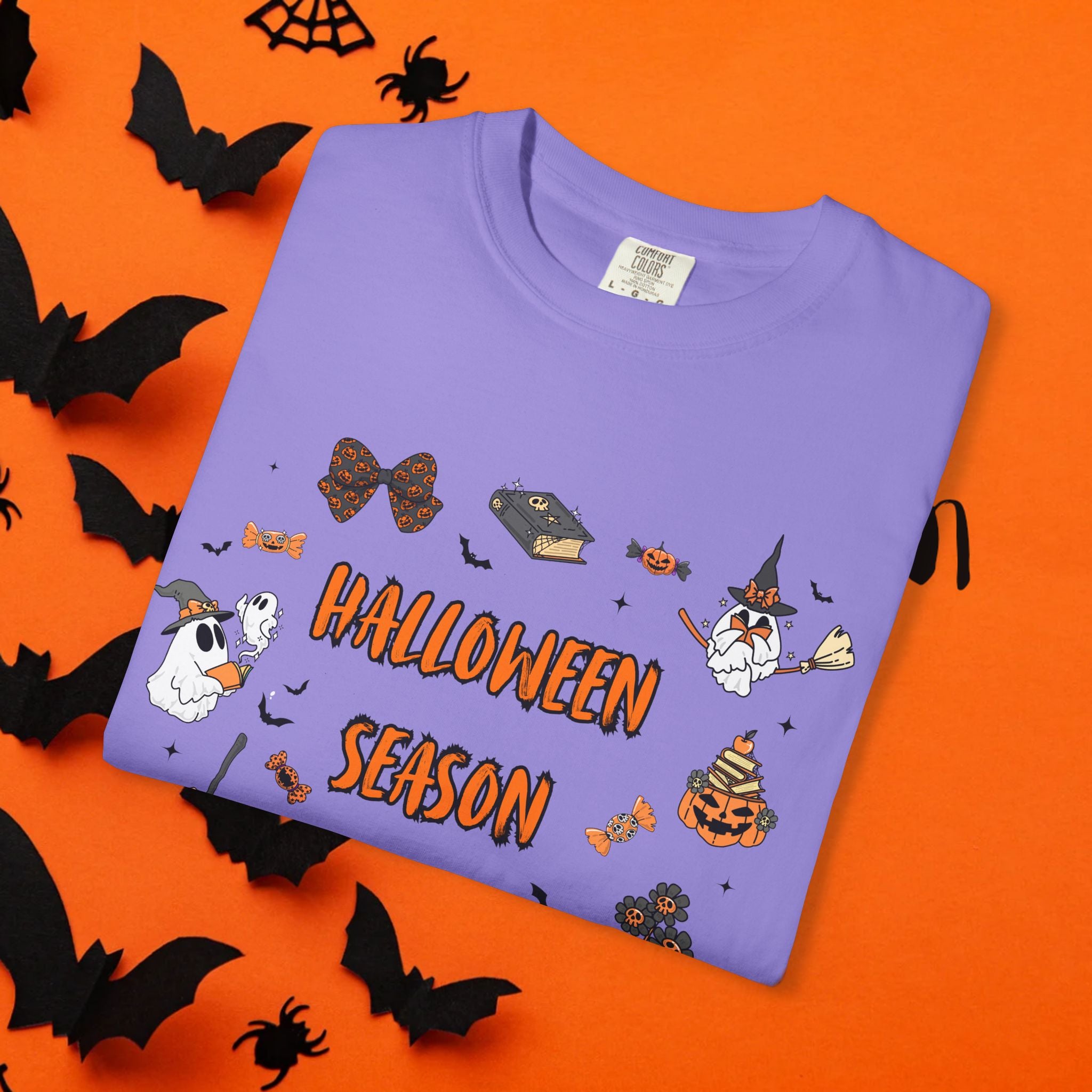 Unisex-T-Shirt für die Halloween-Saison, gruseliges Shirt für Halloween, Herbstmode, „Süßes oder Saures“-T-Shirt, lustiges Kostüm-Top, perfekt für Halloween [...]