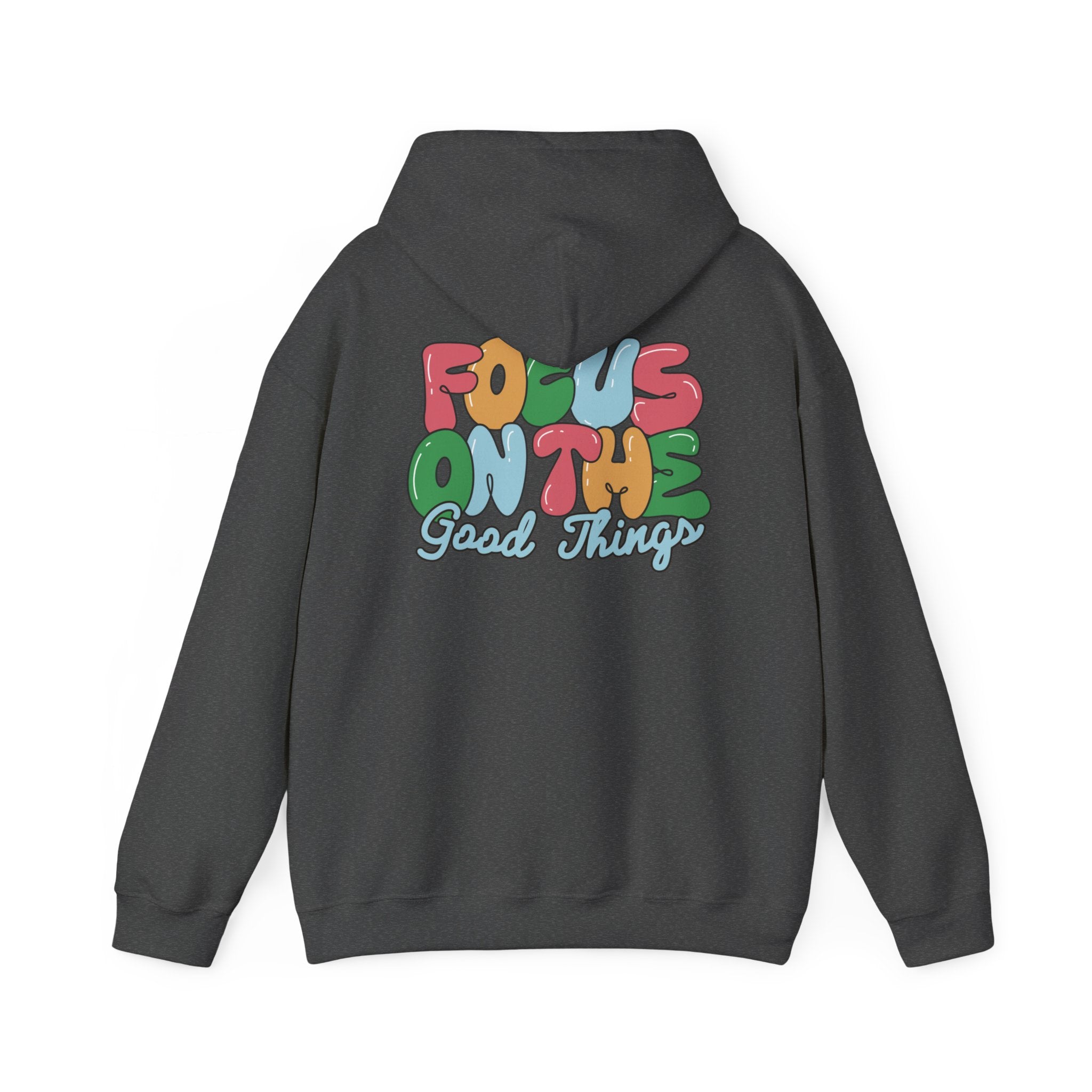 Positive Vibes Hoodie - Unisex Heavy Blend Sweatshirt, Motivational Clothing, Casual Wear, Gift for Friends, Inspirational Outfit