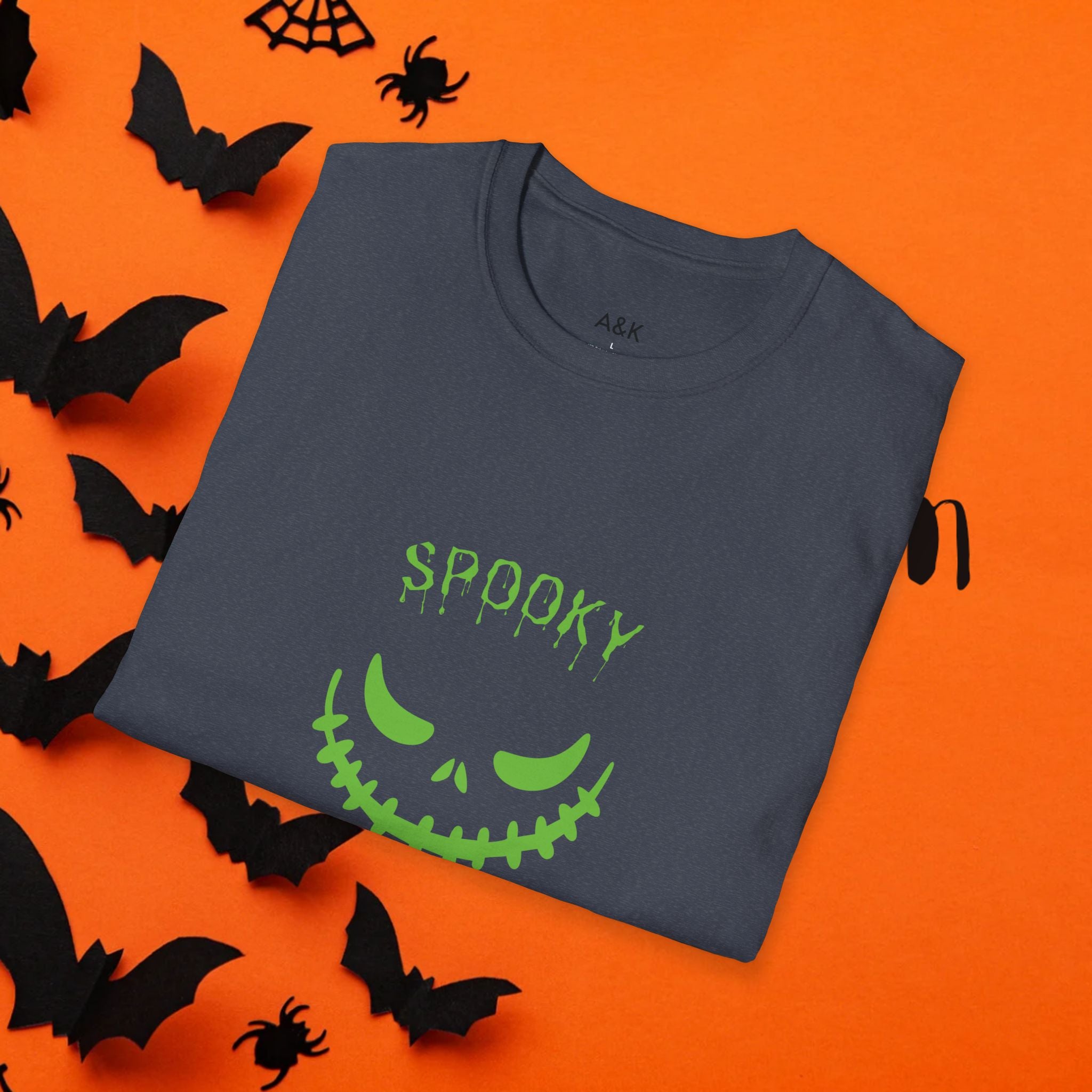 Halloween Spooky T-Shirt for Unisex, Perfect for Costumes, Fall Parties, Trick-or-Treating, October Celebrations