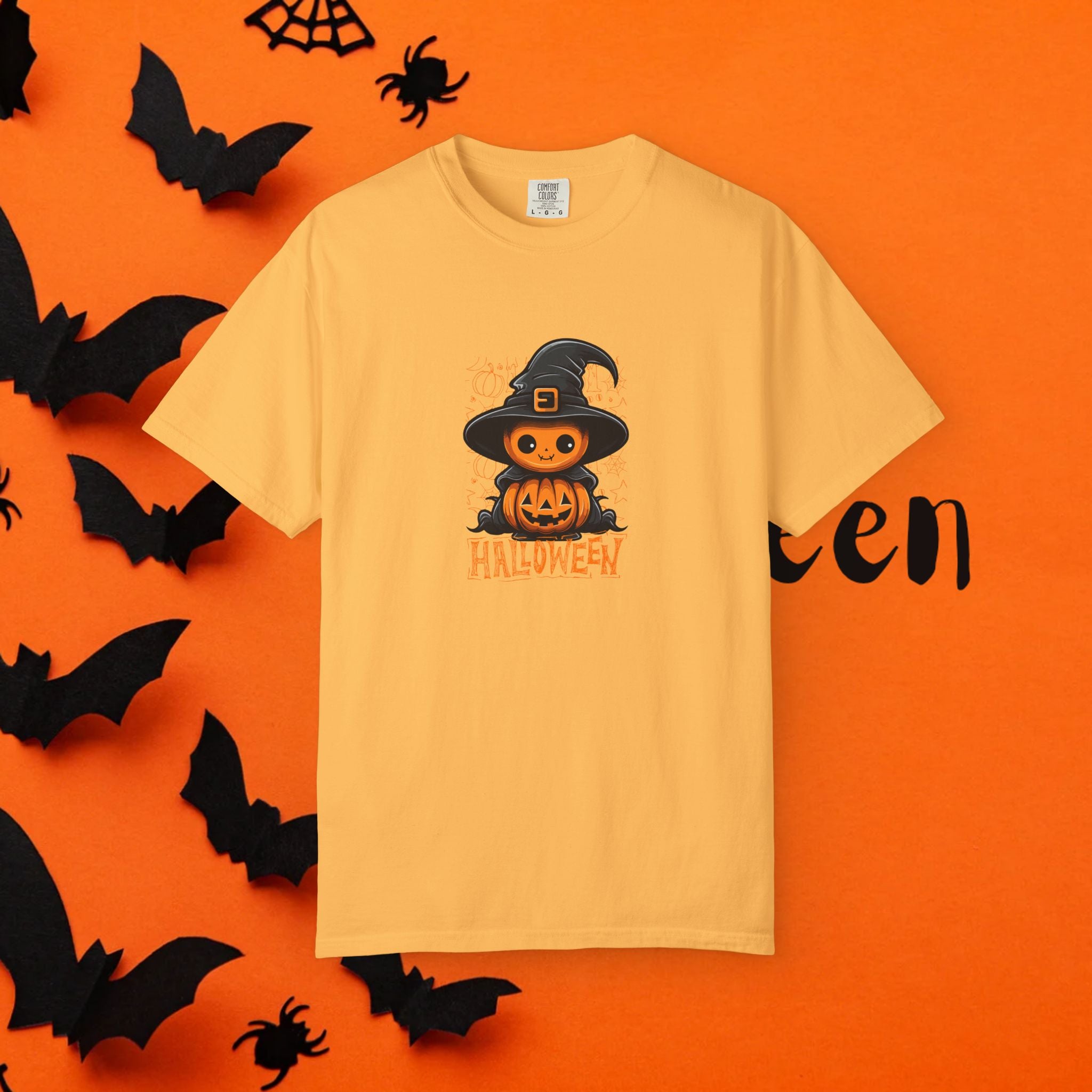 Halloween Hexe Kürbis Unisex T-Shirt, Gruseliges Shirt, Herbstbekleidung, Halloween Kostüm T-Shirt, Geschenk für Halloween Liebhaber