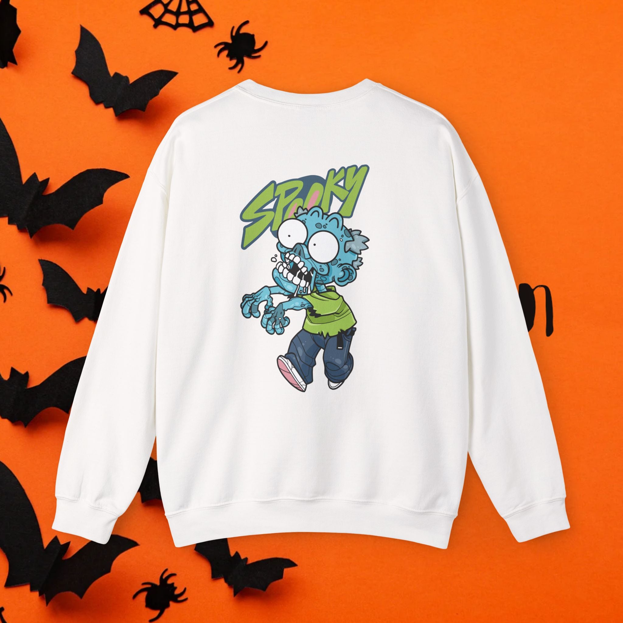 Spooky Graphic Crewneck Sweatshirt