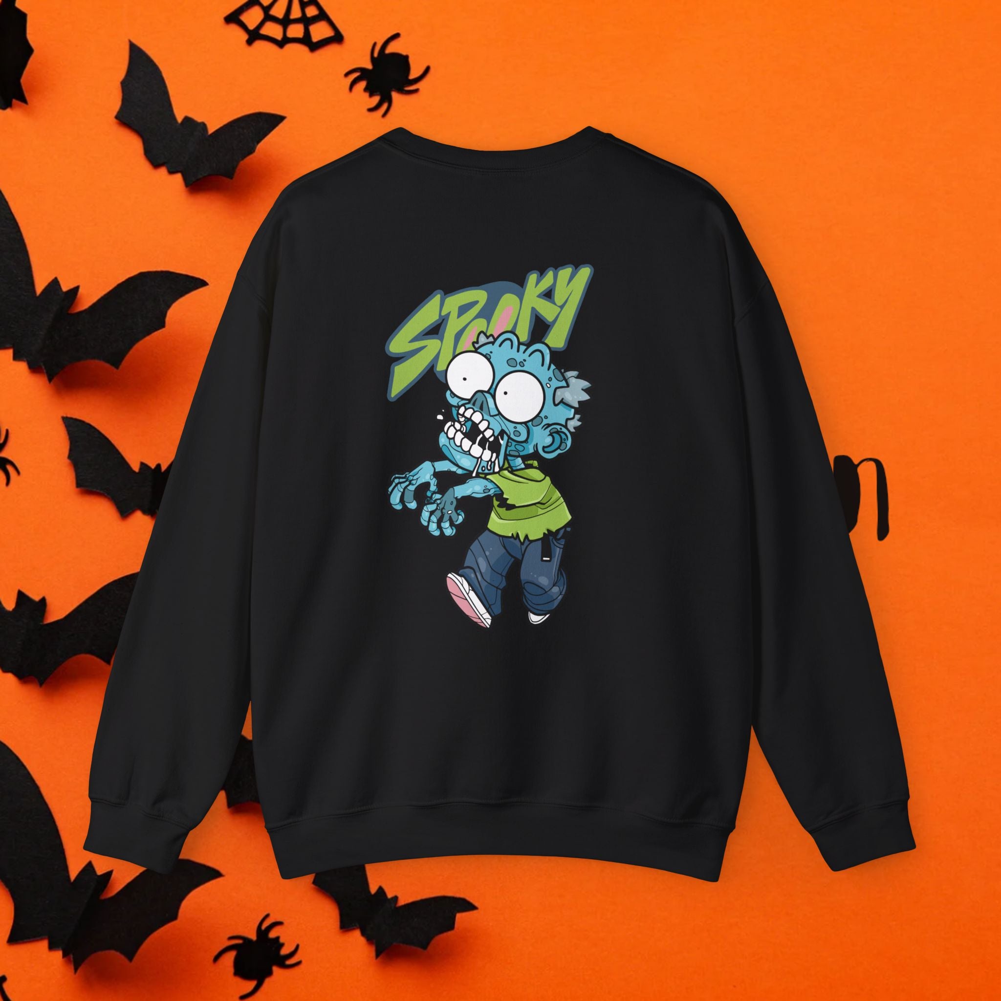 Spooky Graphic Crewneck Sweatshirt