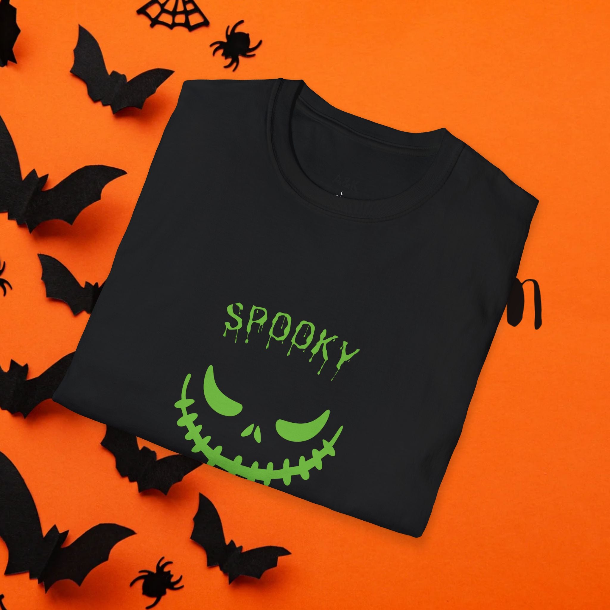 Halloween Spooky T-Shirt for Unisex, Perfect for Costumes, Fall Parties, Trick-or-Treating, October Celebrations