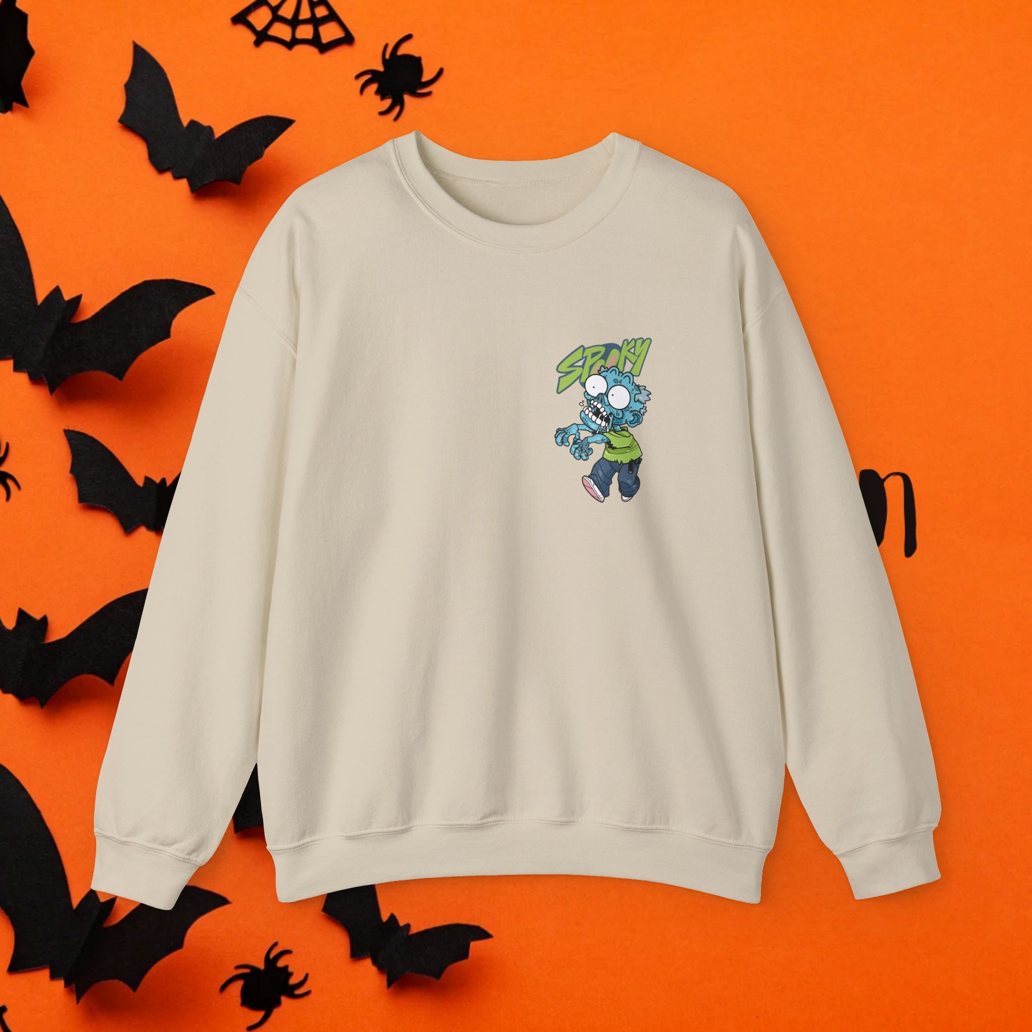 Spooky Graphic Crewneck Sweatshirt