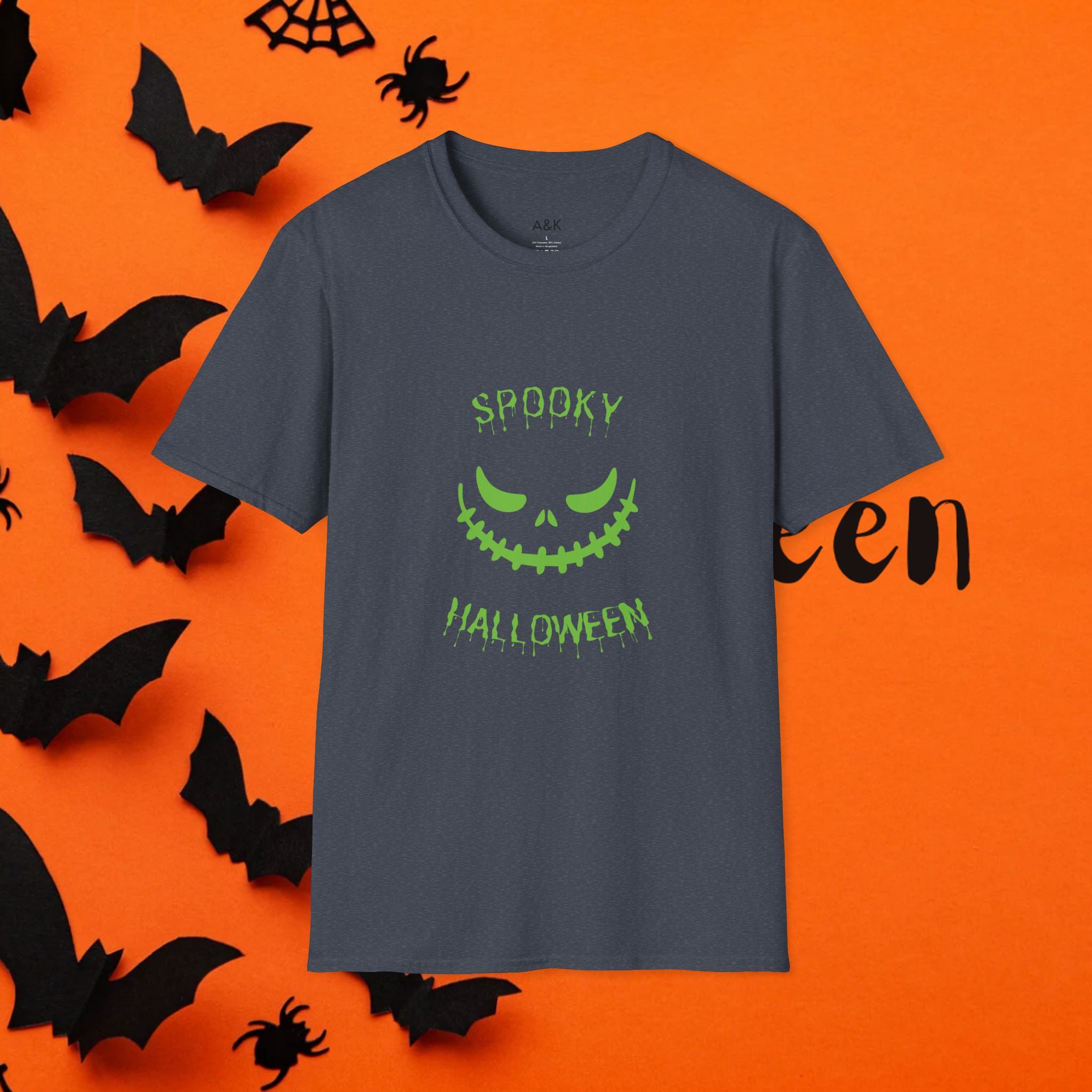 Halloween Spooky T-Shirt for Unisex, Perfect for Costumes, Fall Parties, Trick-or-Treating, October Celebrations