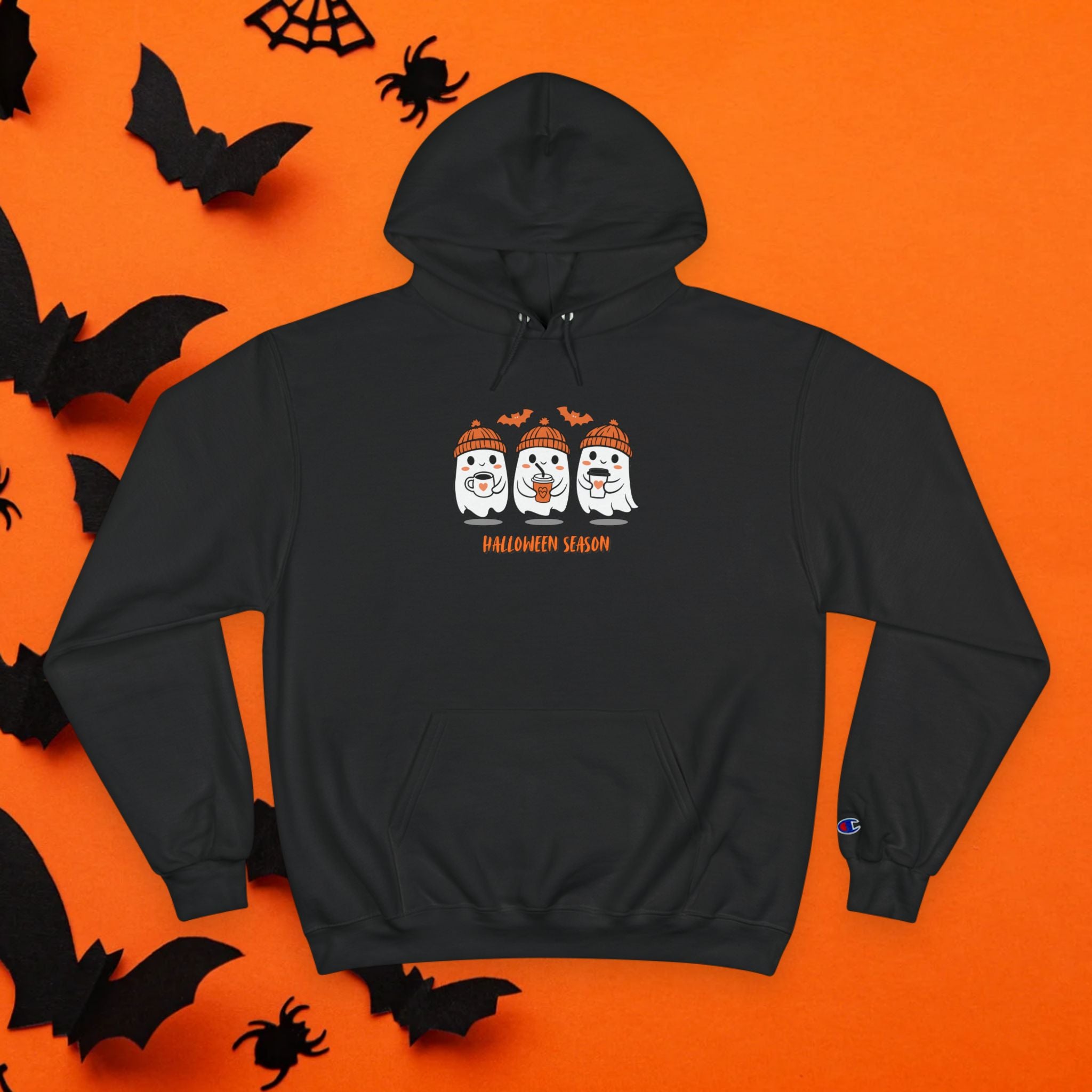 Halloween Season Hoodie-Unäsex Kapuzenpullover mit Geistern