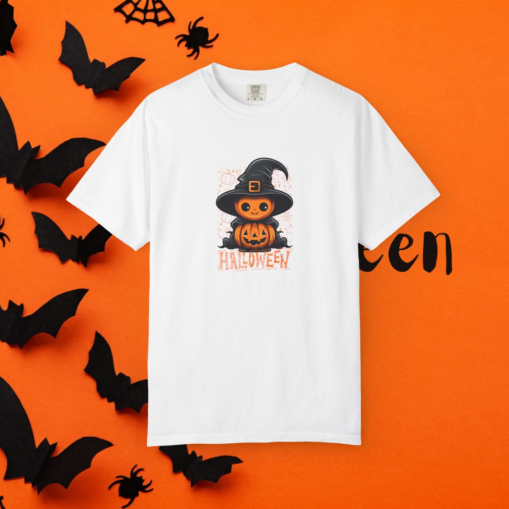 Halloween Hexe Kürbis Unisex T-Shirt, Gruseliges Shirt, Herbstbekleidung, Halloween Kostüm T-Shirt, Geschenk für Halloween Liebhaber