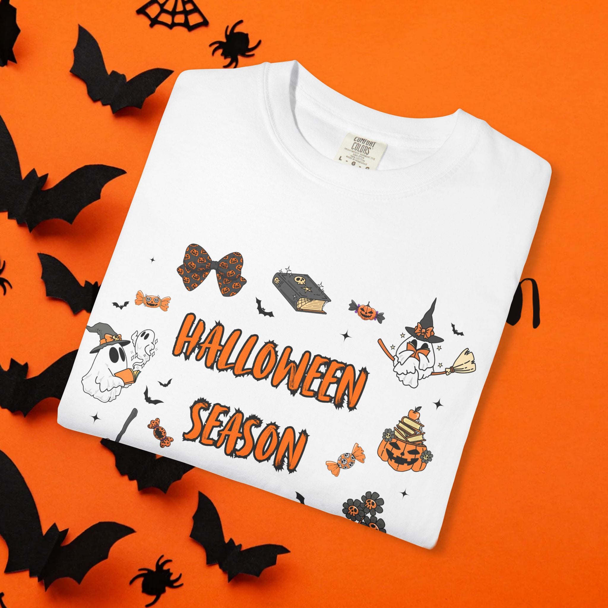 Unisex-T-Shirt für die Halloween-Saison, gruseliges Shirt für Halloween, Herbstmode, „Süßes oder Saures“-T-Shirt, lustiges Kostüm-Top, perfekt für Halloween [...]