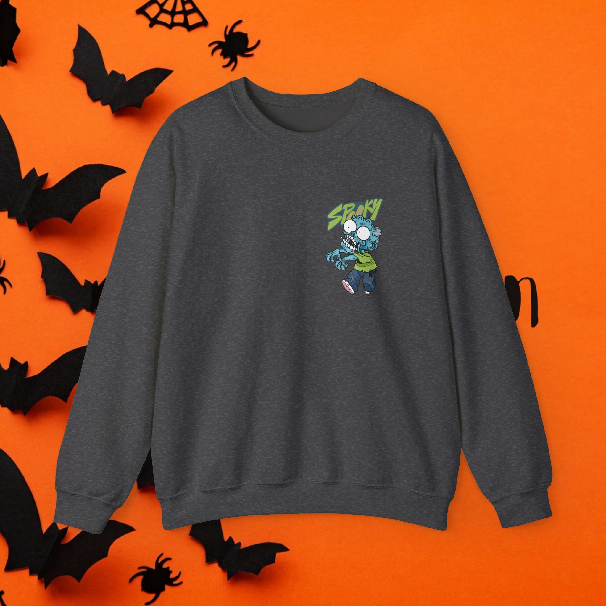 Spooky Graphic Crewneck Sweatshirt