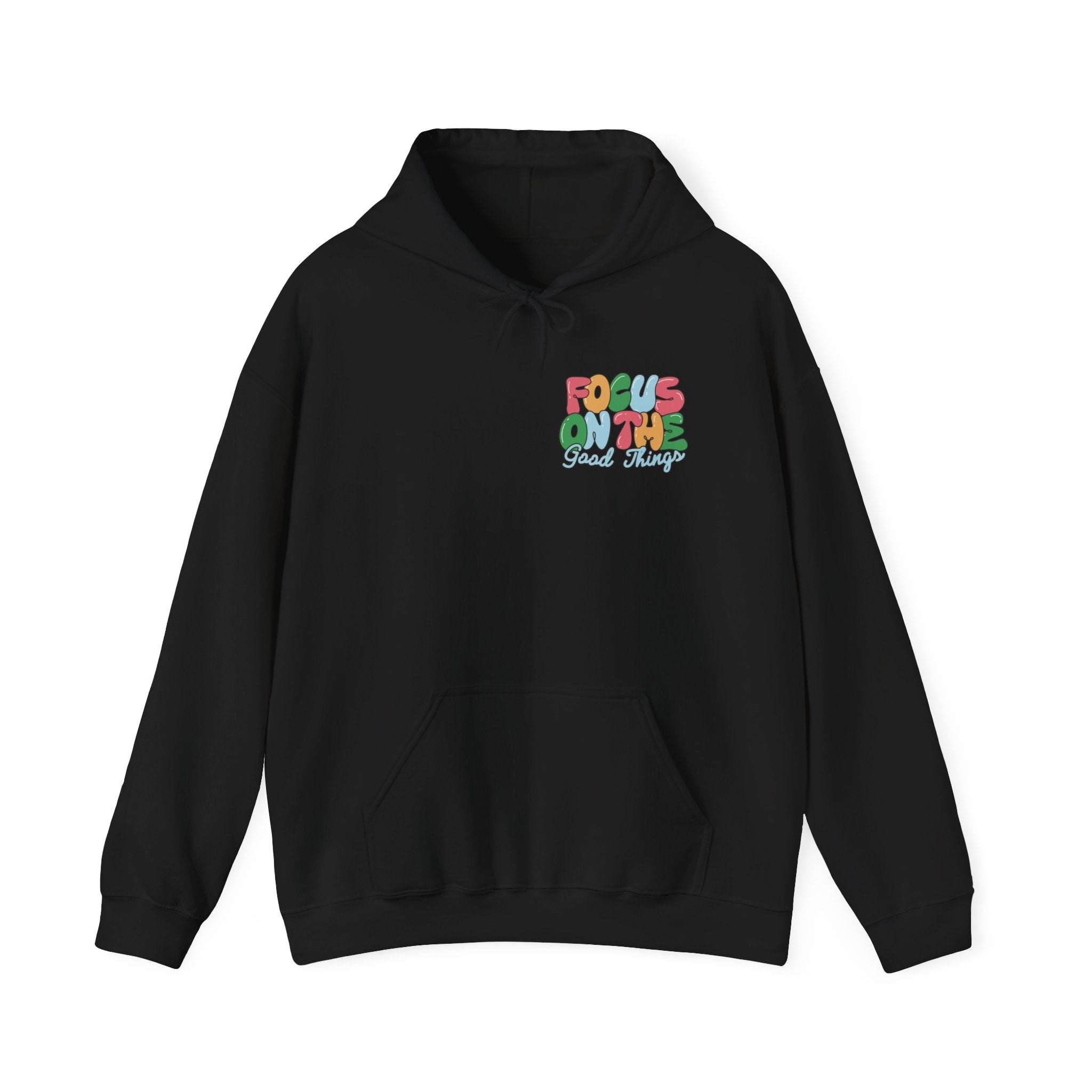 Positive Vibes Hoodie - Unisex Heavy Blend Sweatshirt, Motivational Clothing, Casual Wear, Gift for Friends, Inspirational Outfit