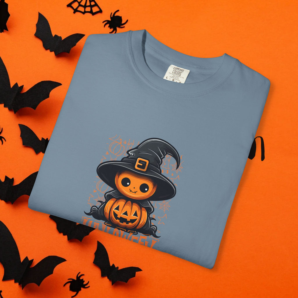 Halloween Hexe Kürbis Unisex T-Shirt, Gruseliges Shirt, Herbstbekleidung, Halloween Kostüm T-Shirt, Geschenk für Halloween Liebhaber
