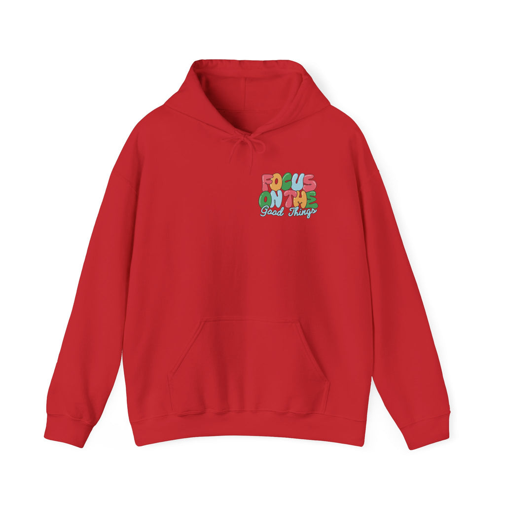 Positive Vibes Hoodie - Unisex Heavy Blend Sweatshirt, Motivational Clothing, Casual Wear, Gift for Friends, Inspirational Outfit