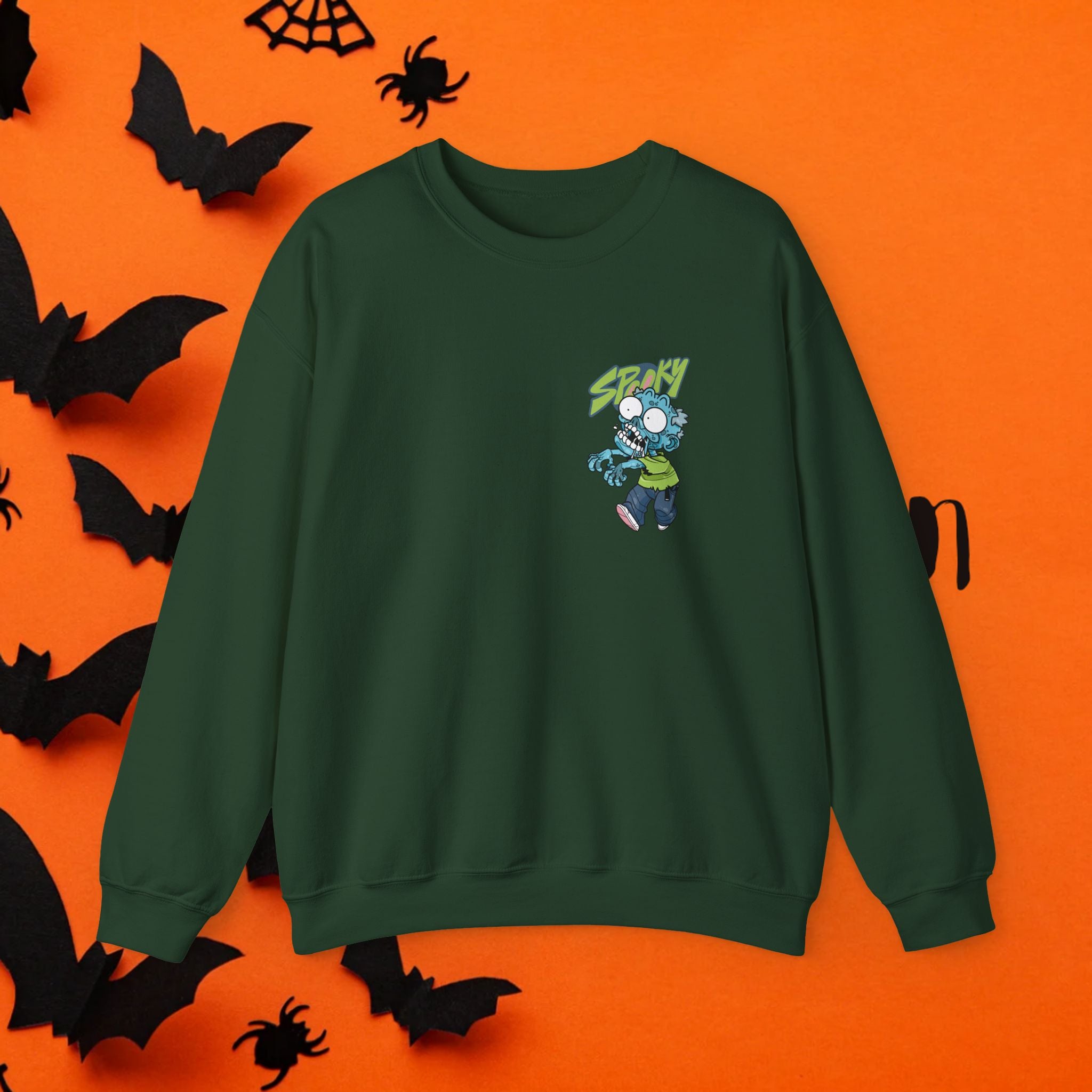 Spooky Graphic Crewneck Sweatshirt