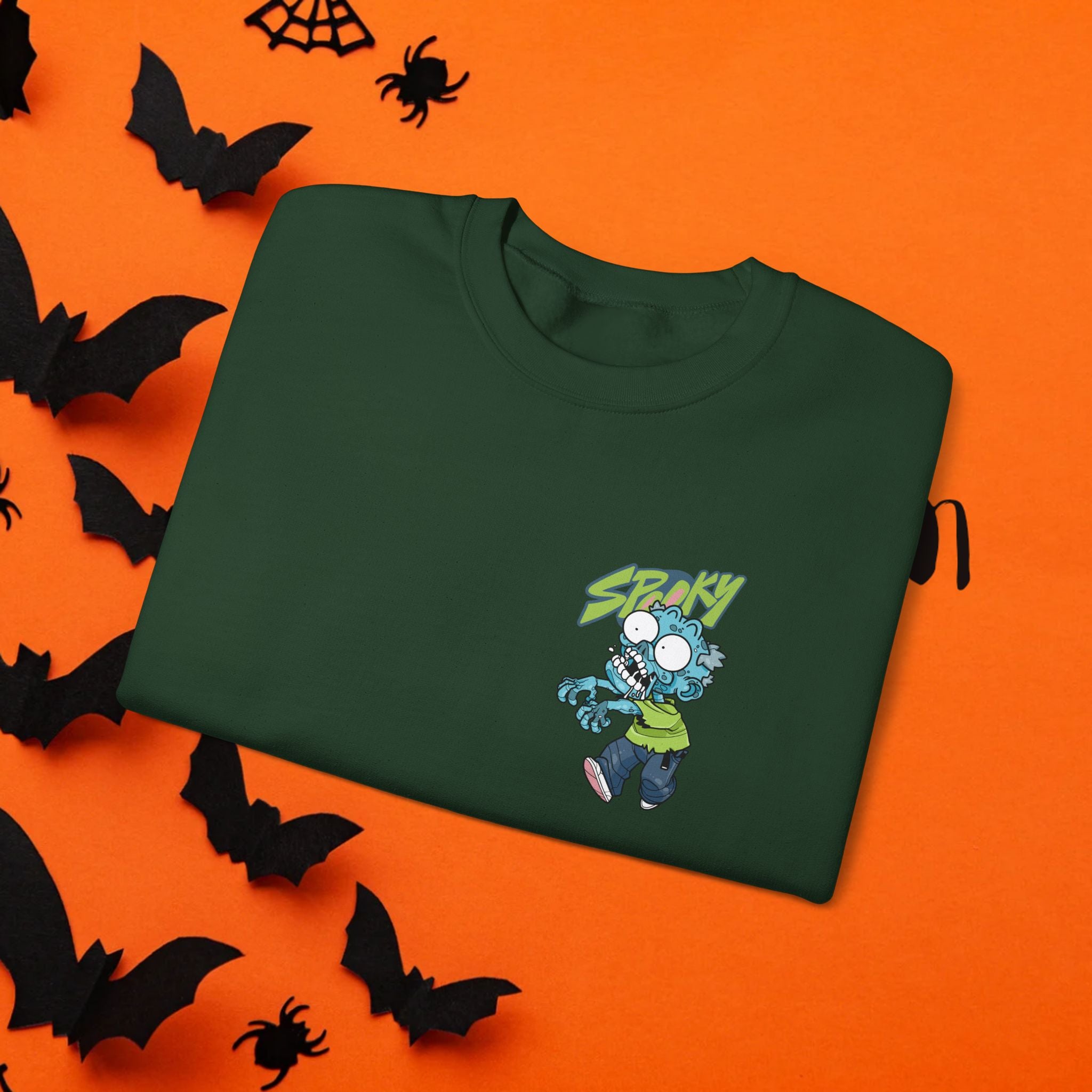 Spooky Graphic Crewneck Sweatshirt
