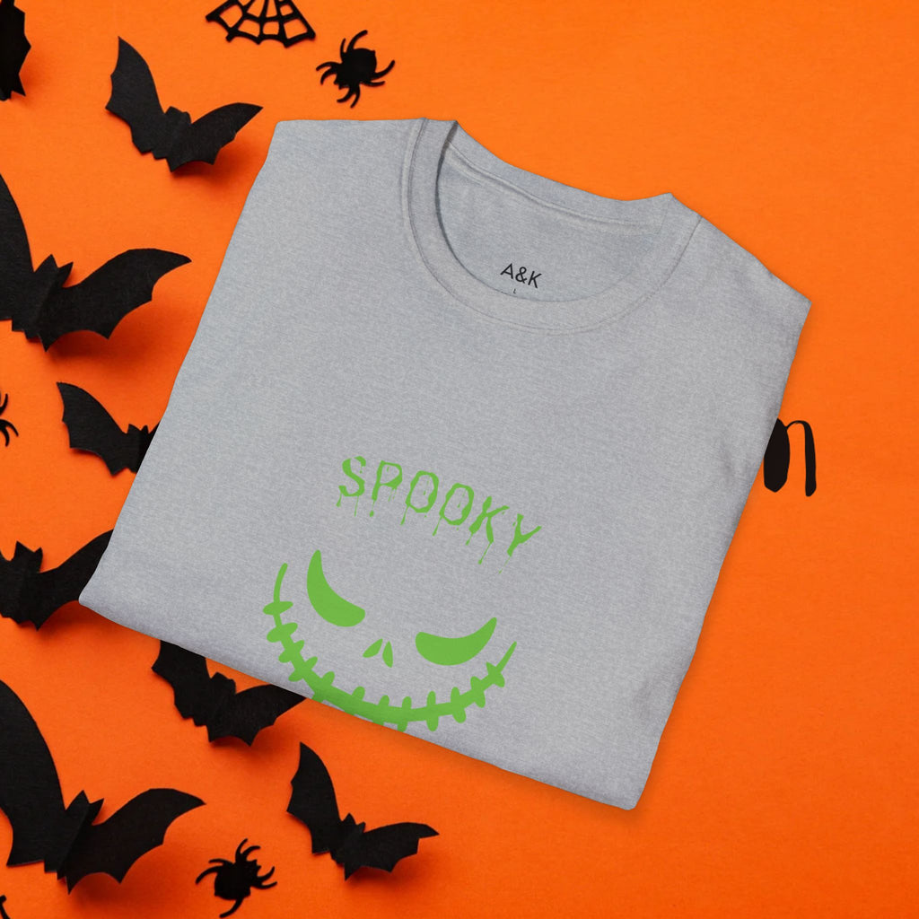 Halloween Spooky T-Shirt for Unisex, Perfect for Costumes, Fall Parties, Trick-or-Treating, October Celebrations