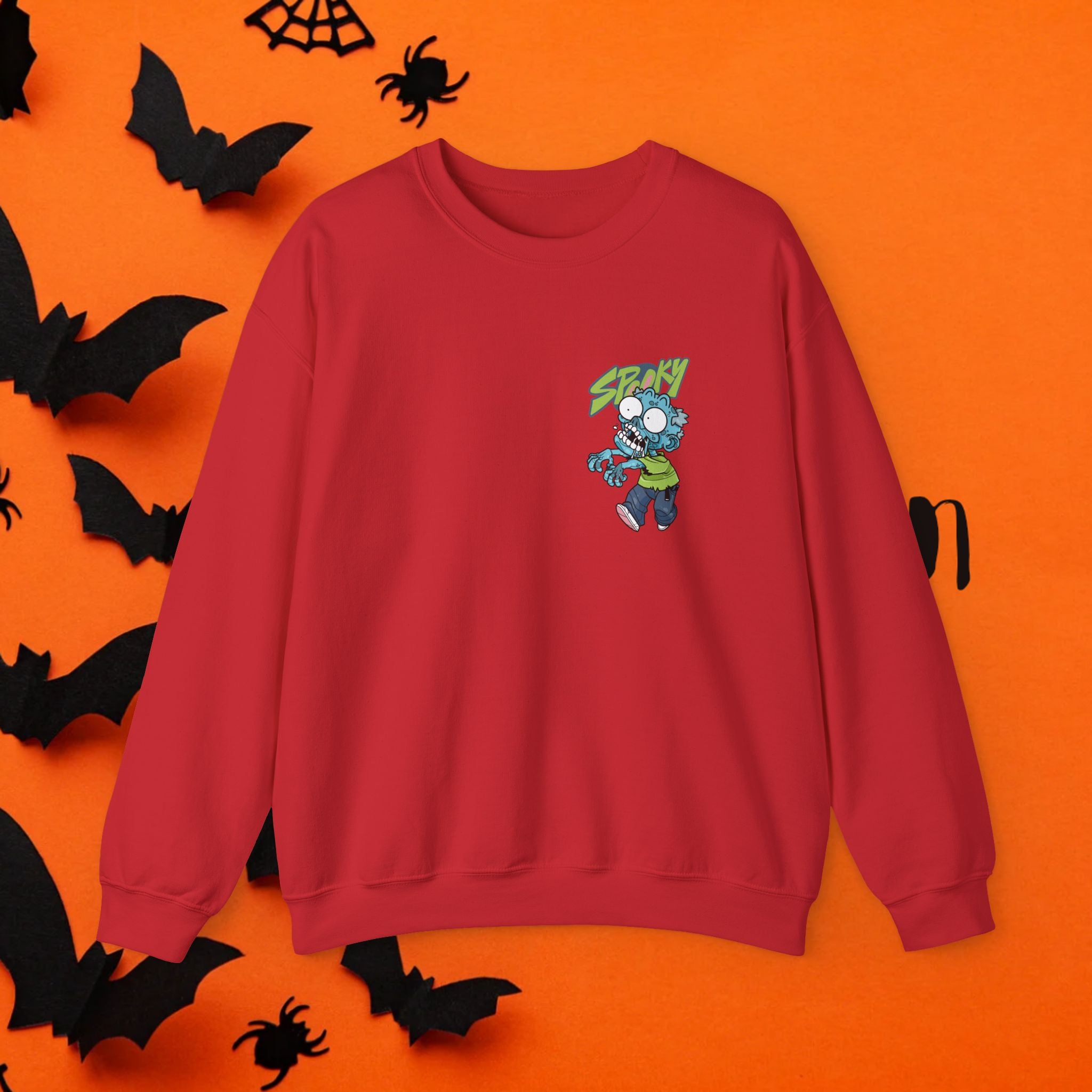 Spooky Graphic Crewneck Sweatshirt