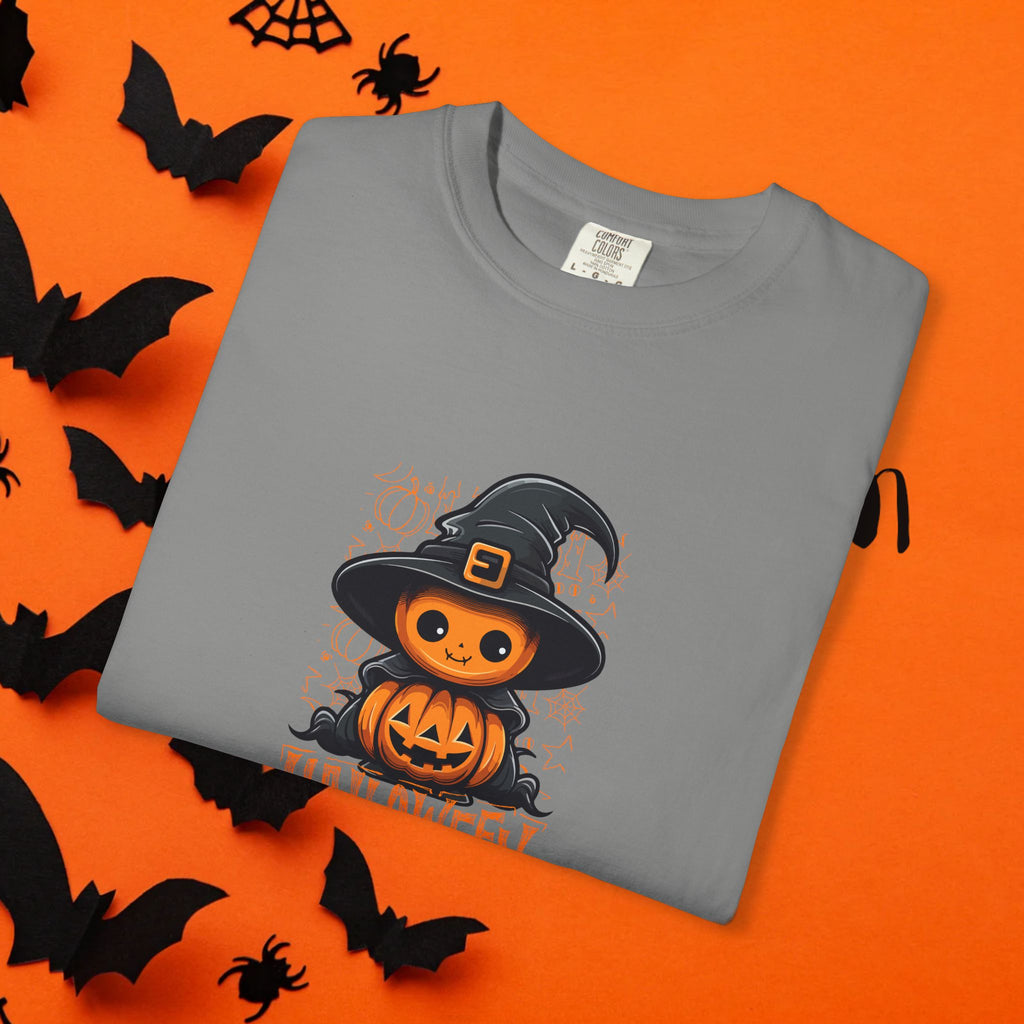 Halloween Hexe Kürbis Unisex T-Shirt, Gruseliges Shirt, Herbstbekleidung, Halloween Kostüm T-Shirt, Geschenk für Halloween Liebhaber
