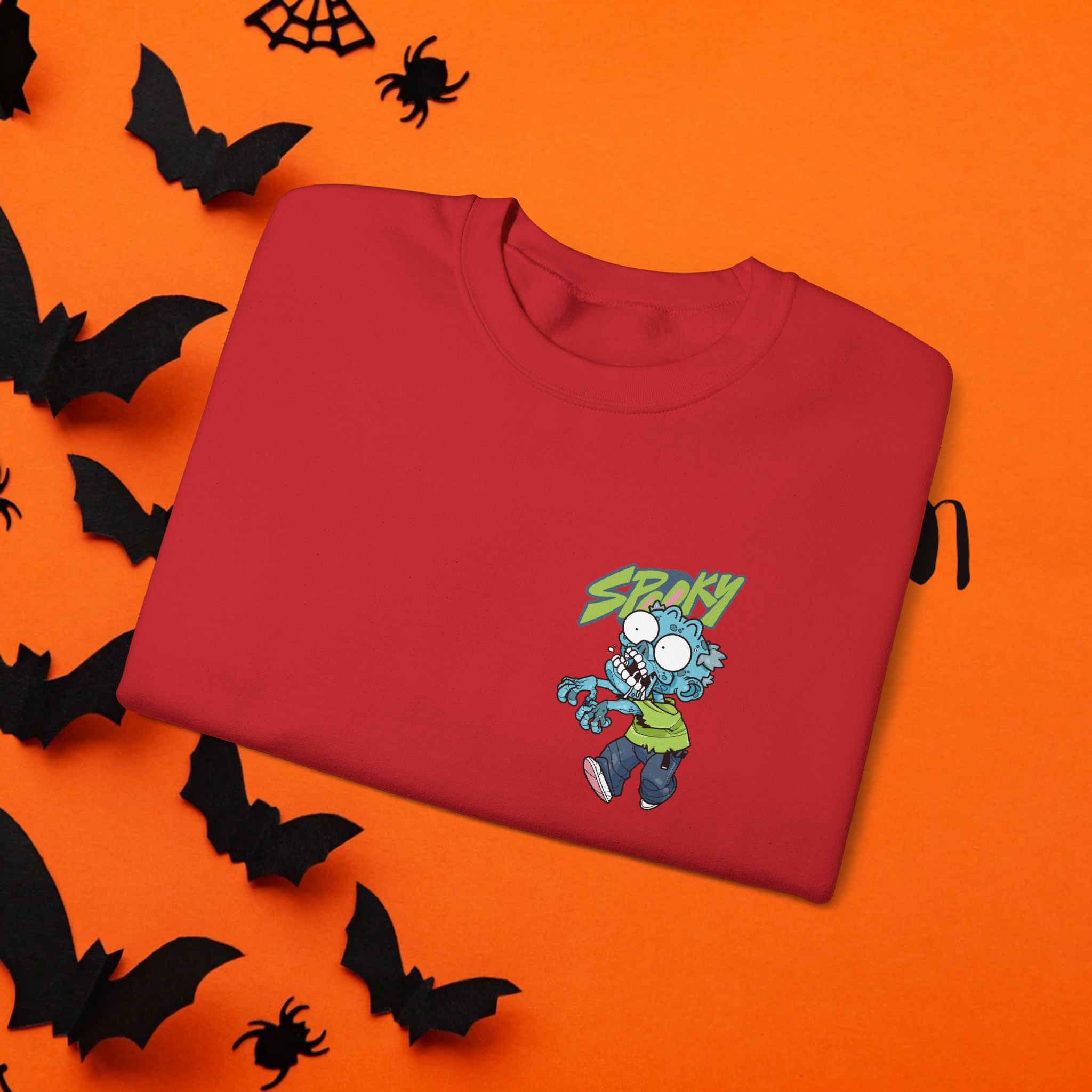 Spooky Graphic Crewneck Sweatshirt