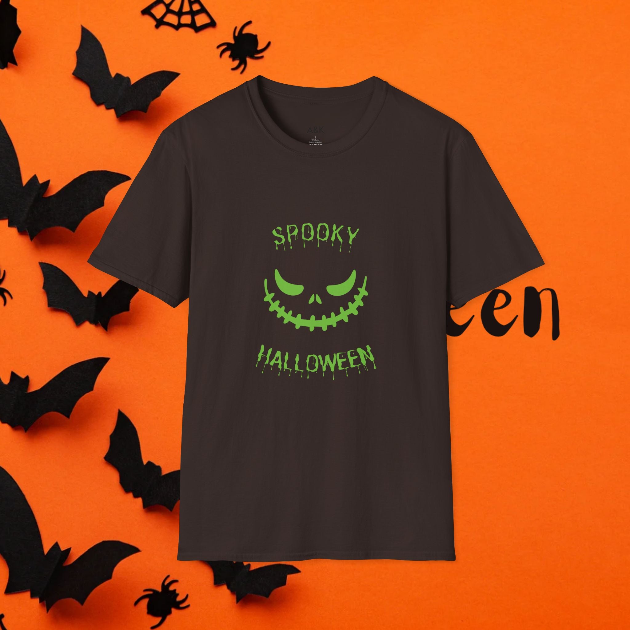 Halloween Spooky T-Shirt for Unisex, Perfect for Costumes, Fall Parties, Trick-or-Treating, October Celebrations