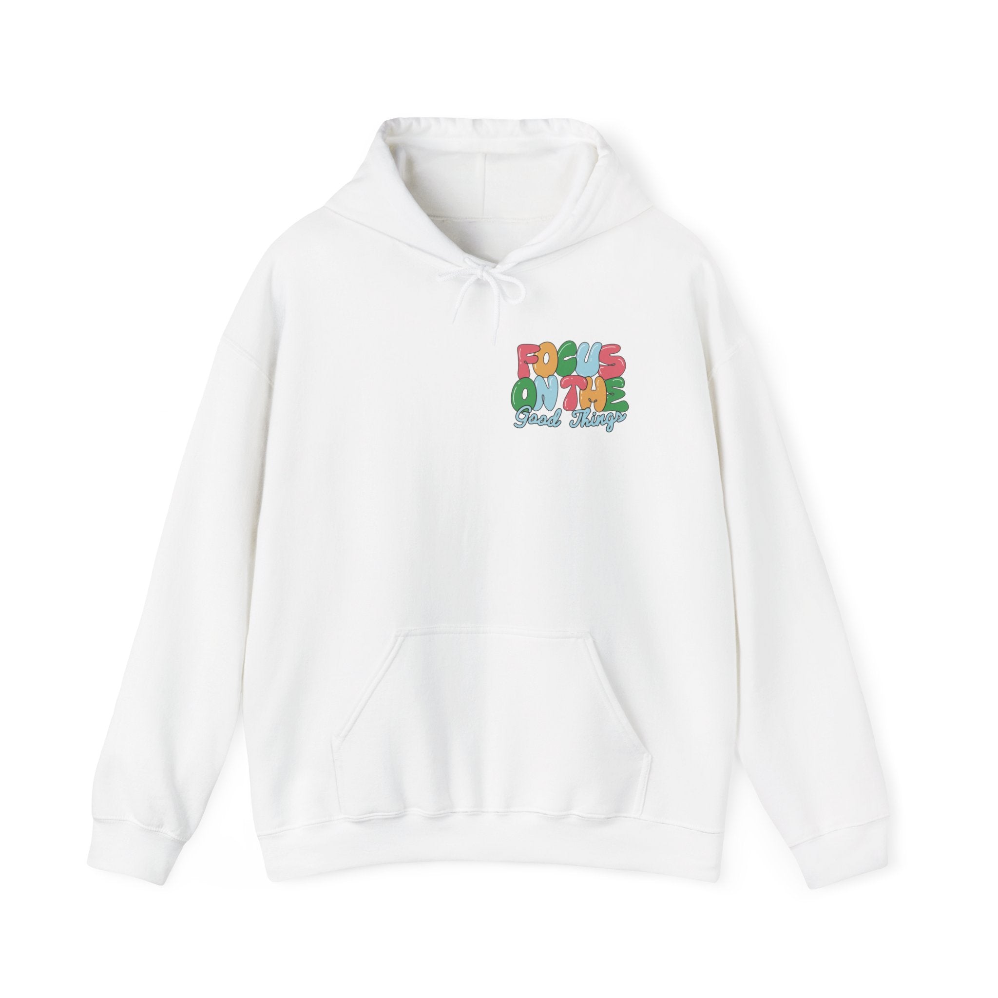 Positive Vibes Hoodie - Unisex Heavy Blend Sweatshirt, Motivational Clothing, Casual Wear, Gift for Friends, Inspirational Outfit