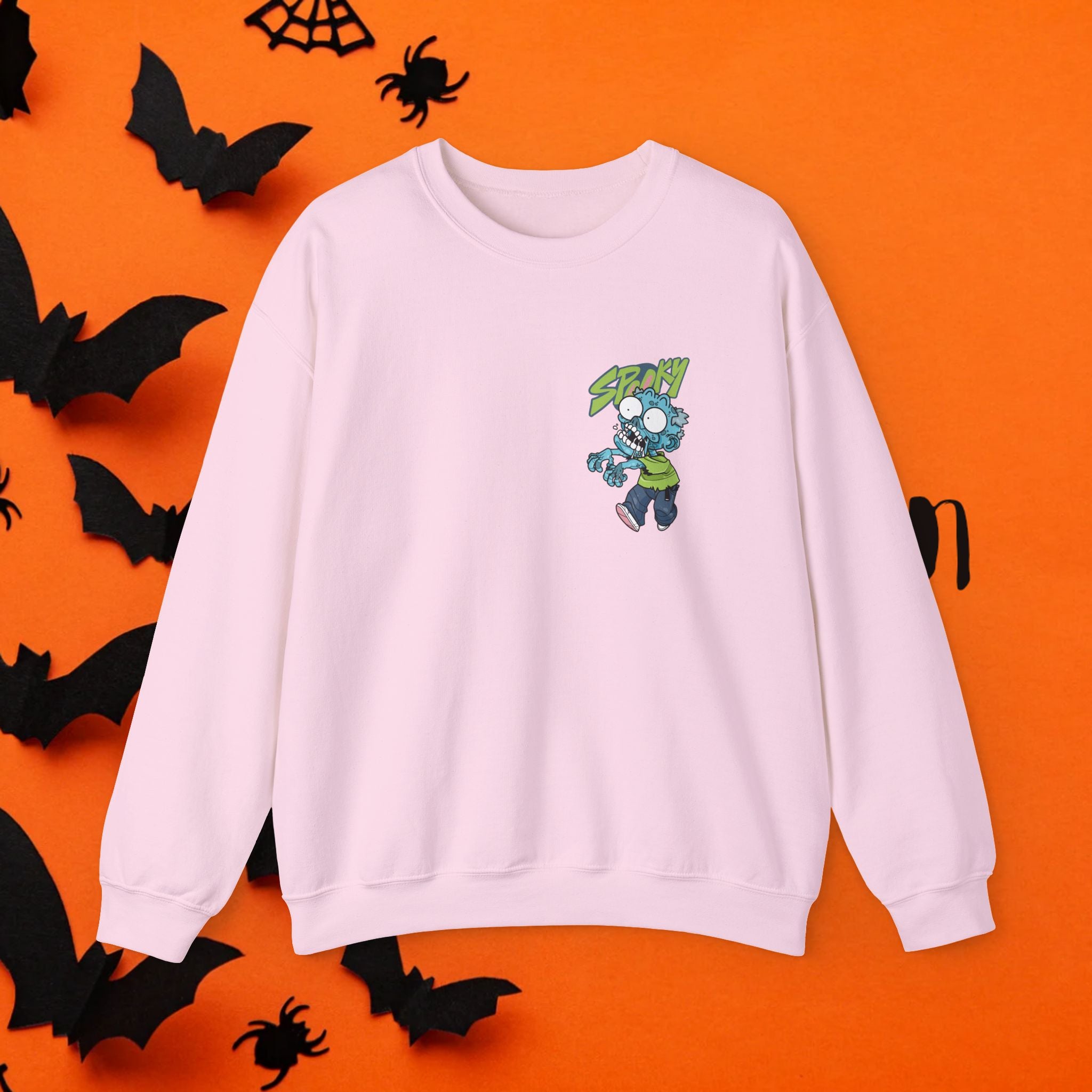 Spooky Graphic Crewneck Sweatshirt