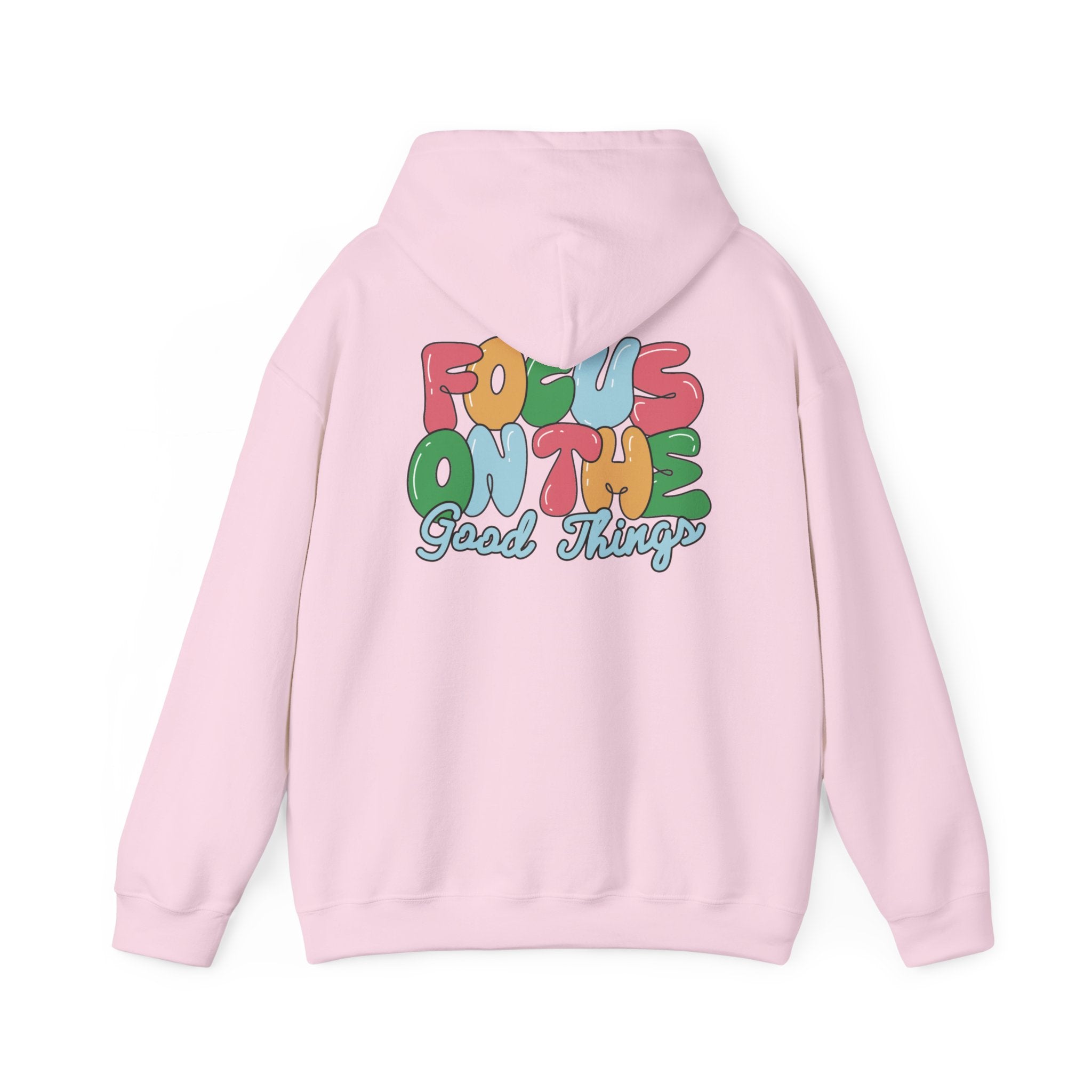 Positive Vibes Hoodie - Unisex Heavy Blend Sweatshirt, Motivational Clothing, Casual Wear, Gift for Friends, Inspirational Outfit