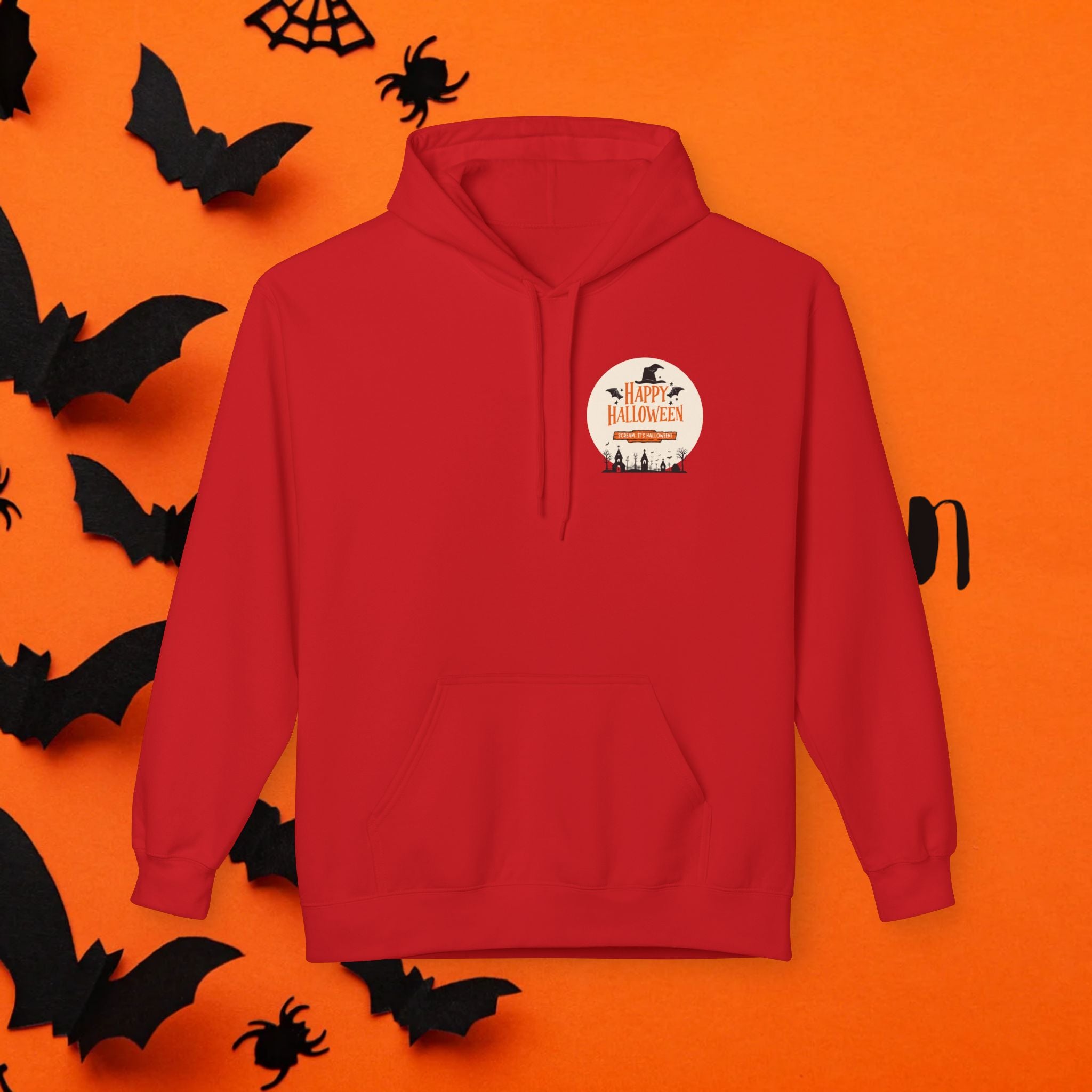 Halloween Party Unisex Fleece Hoodie, Cozy Halloween Sweatshirt, Unisex Costume Hoodie, Spooky Apparel, Fall Celebration Clothing