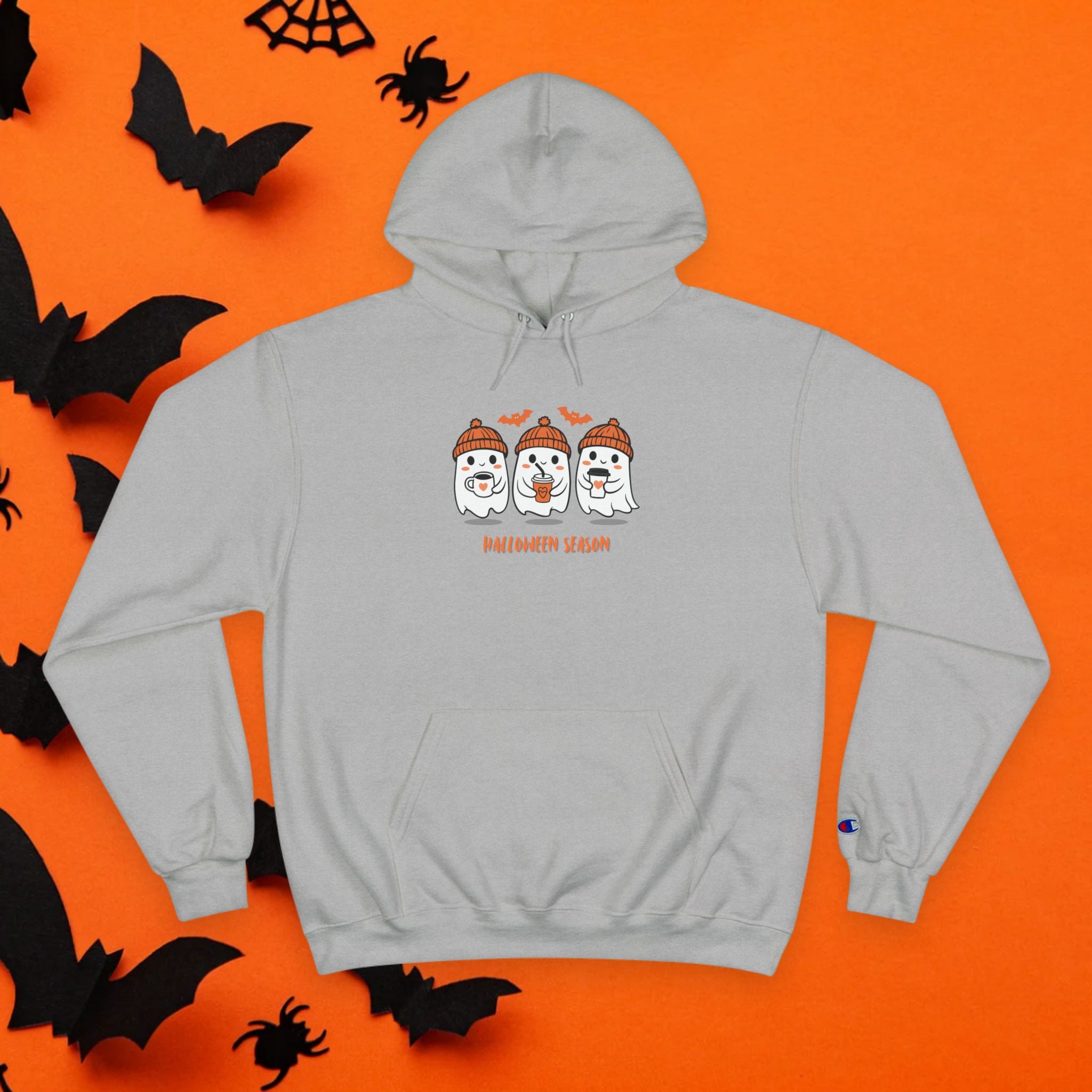 Halloween Season Hoodie-Unäsex Kapuzenpullover mit Geistern