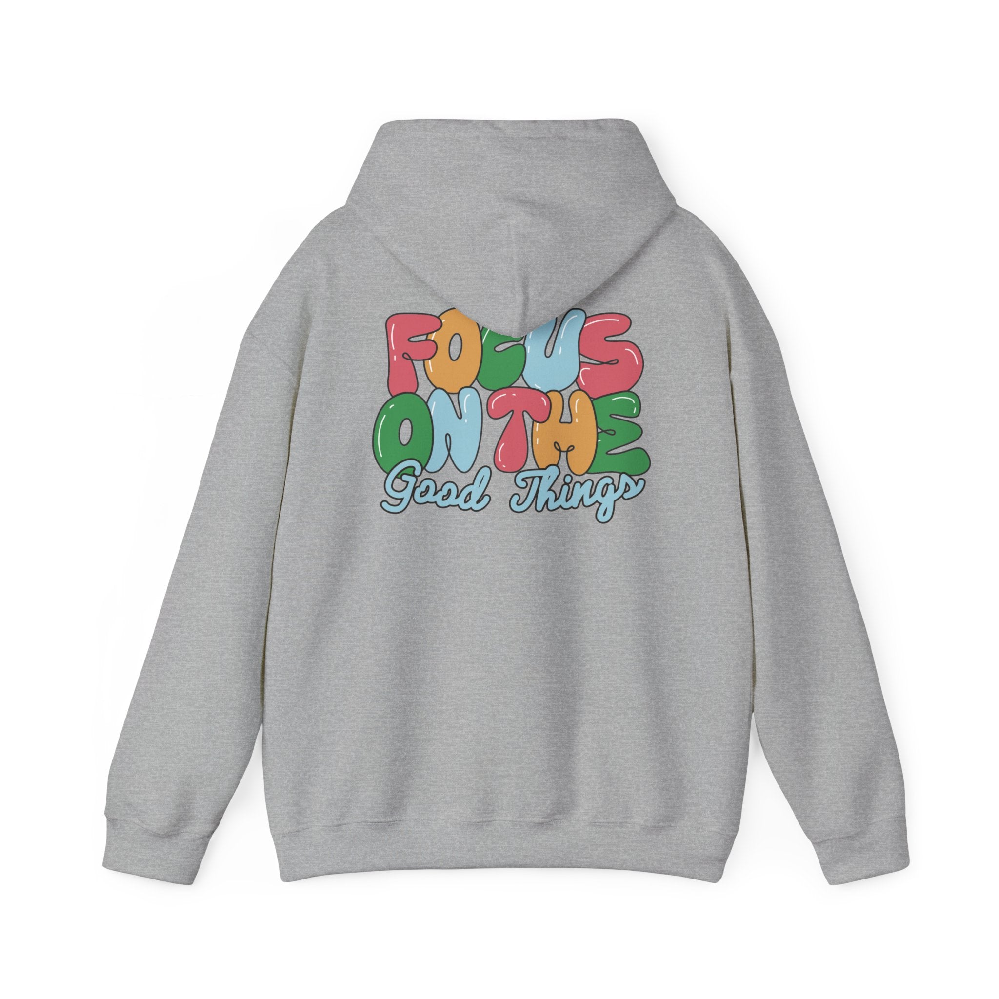 Positive Vibes Hoodie - Unisex Heavy Blend Sweatshirt, Motivational Clothing, Casual Wear, Gift for Friends, Inspirational Outfit