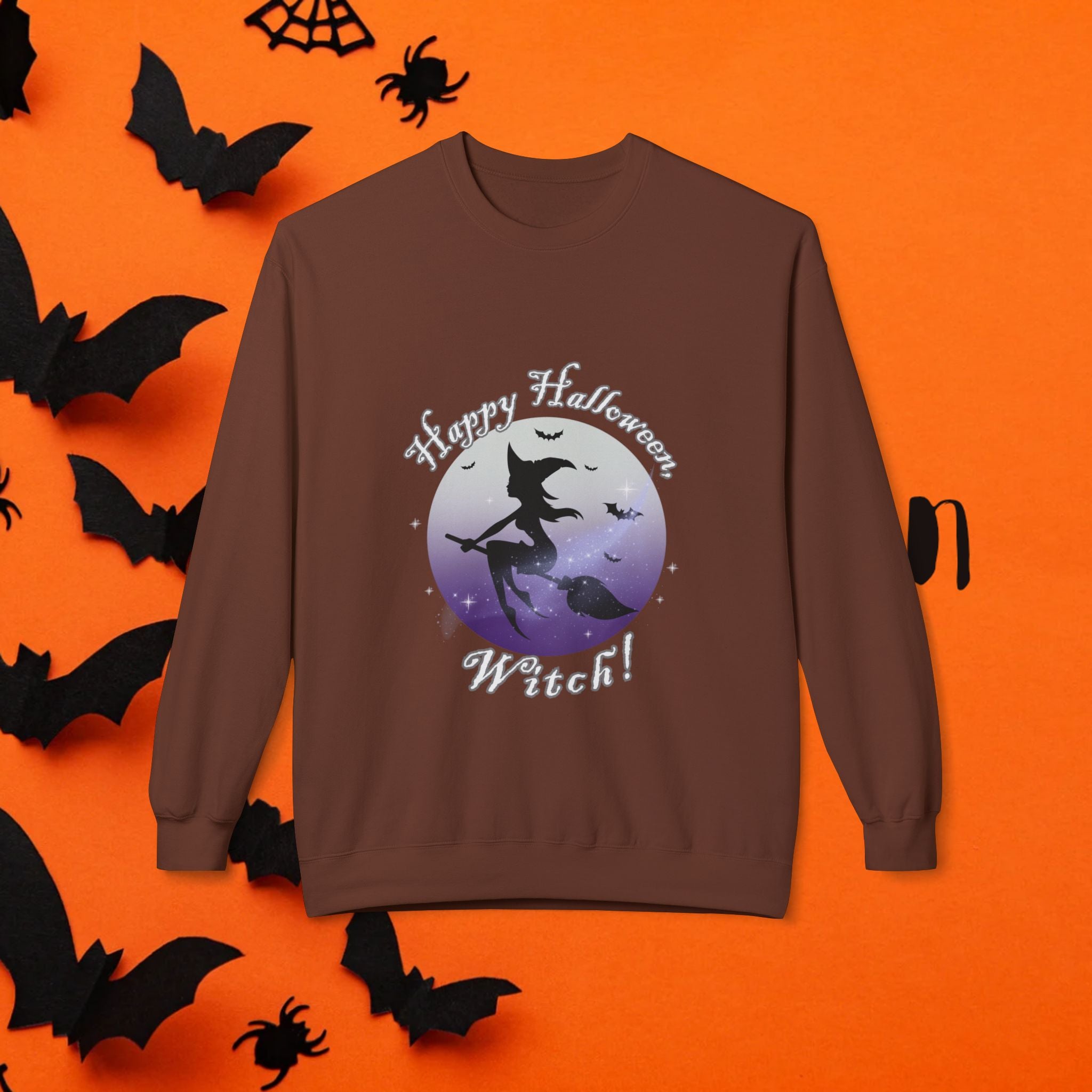 Halloween Witch Sweatshirt - Cozy Unisex Crewneck for Spooky Season, Perfect for Costumes, Trick-or-Treating, Halloween Parties, Fall [...]