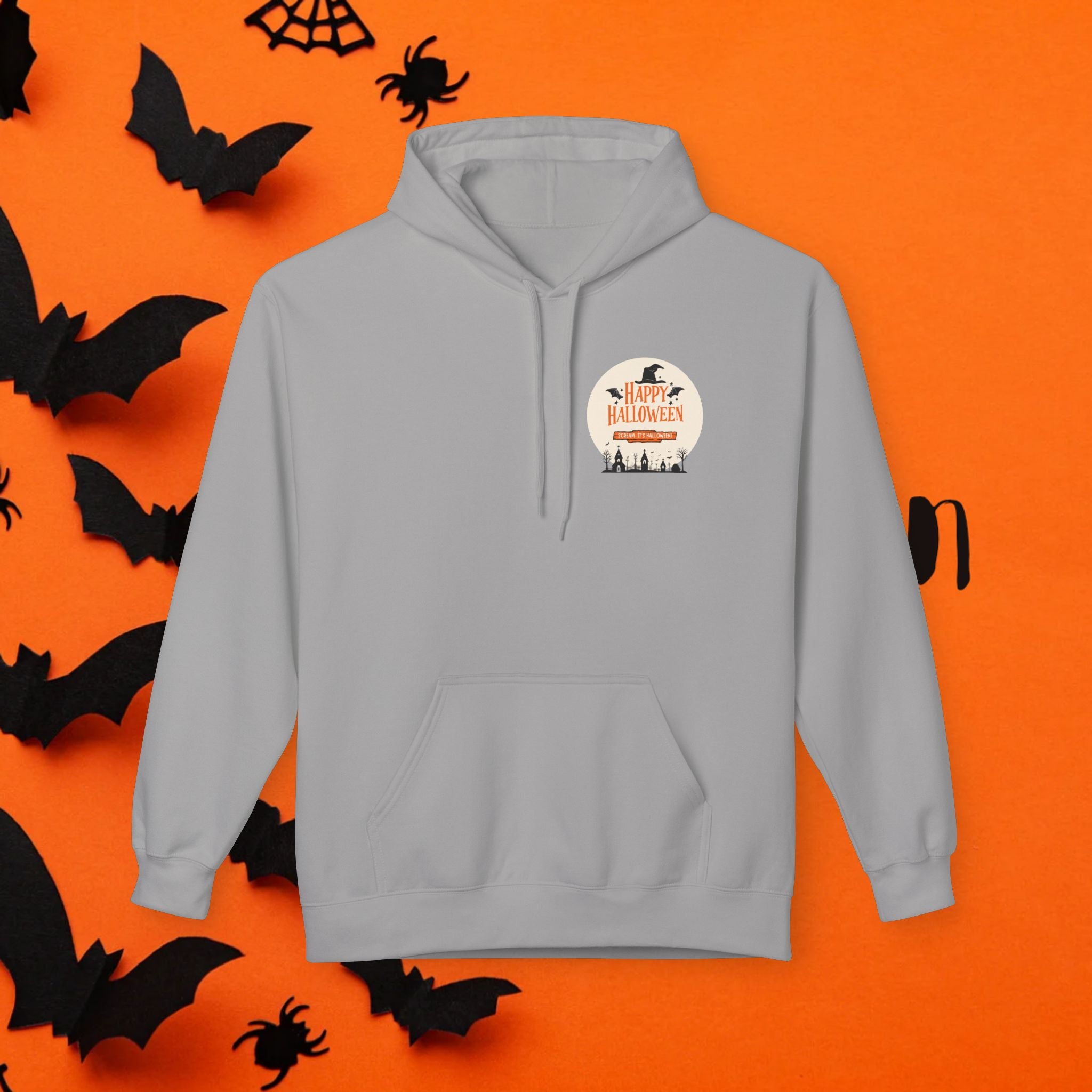 Halloween Party Unisex Fleece Hoodie, Cozy Halloween Sweatshirt, Unisex Costume Hoodie, Spooky Apparel, Fall Celebration Clothing