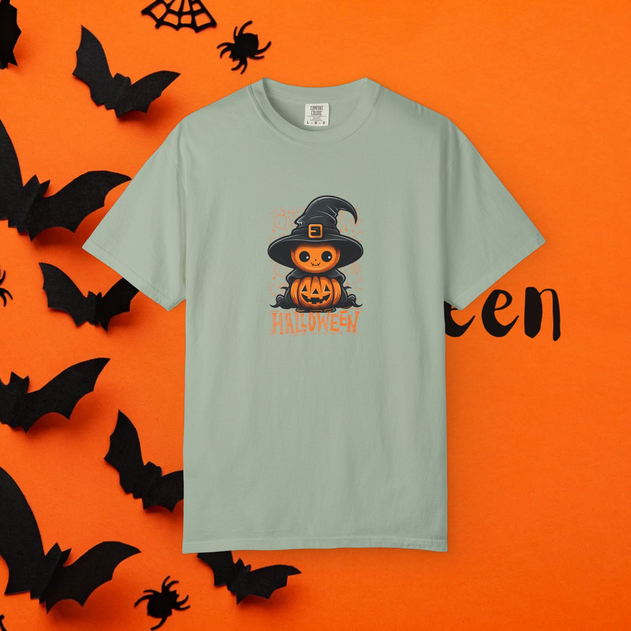 Halloween Hexe Kürbis Unisex T-Shirt, Gruseliges Shirt, Herbstbekleidung, Halloween Kostüm T-Shirt, Geschenk für Halloween Liebhaber