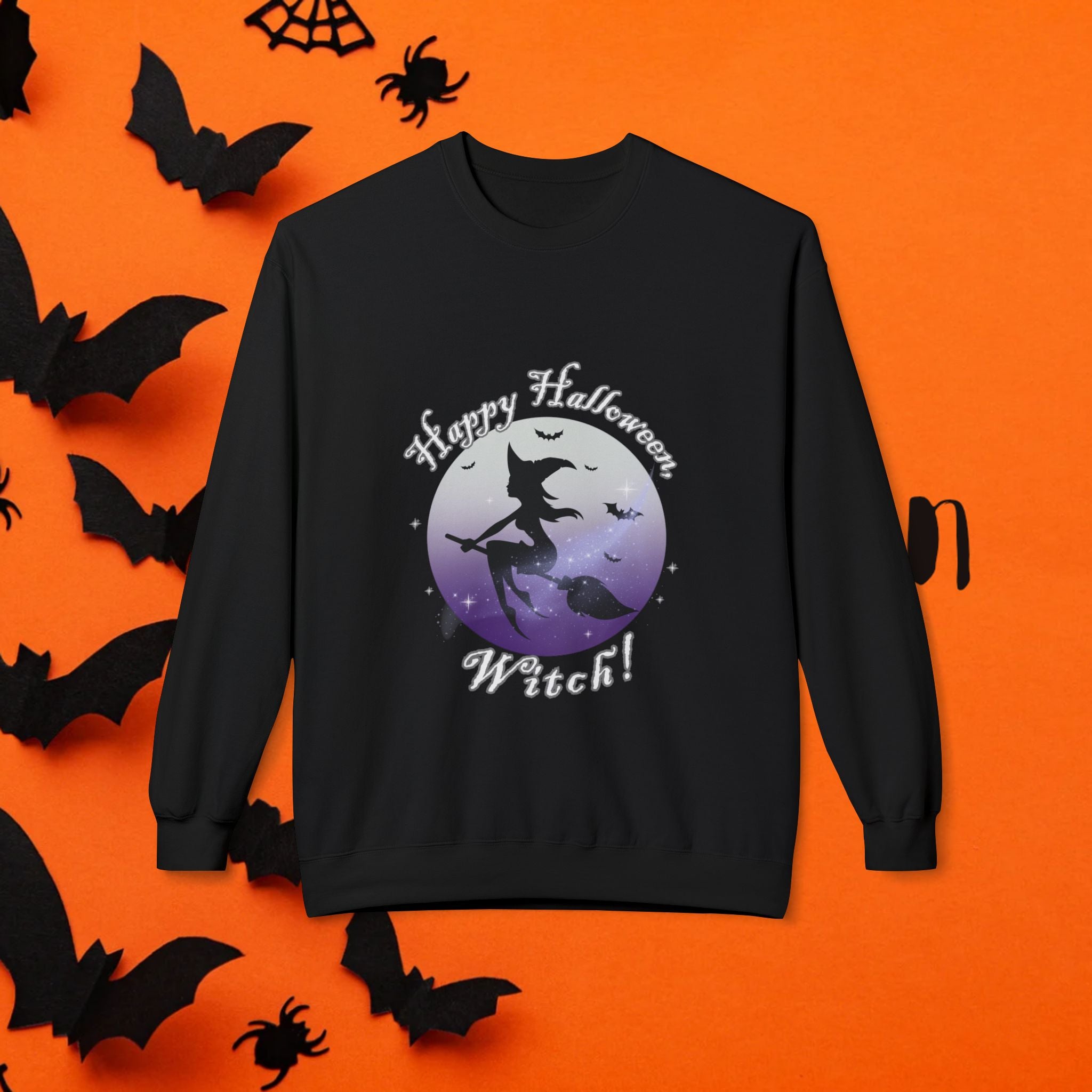 Halloween Witch Sweatshirt - Cozy Unisex Crewneck for Spooky Season, Perfect for Costumes, Trick-or-Treating, Halloween Parties, Fall [...]